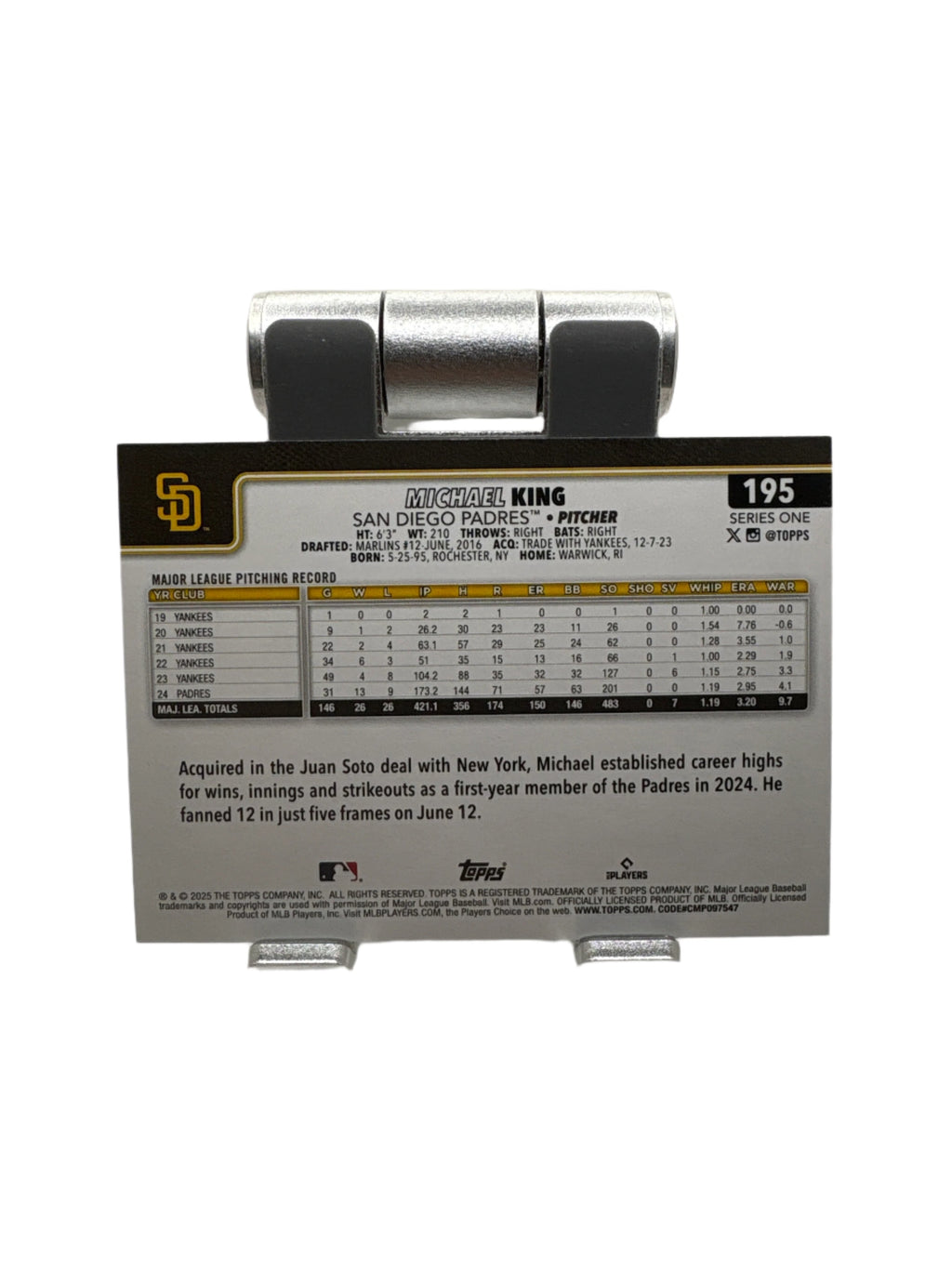 Topps Michael King
