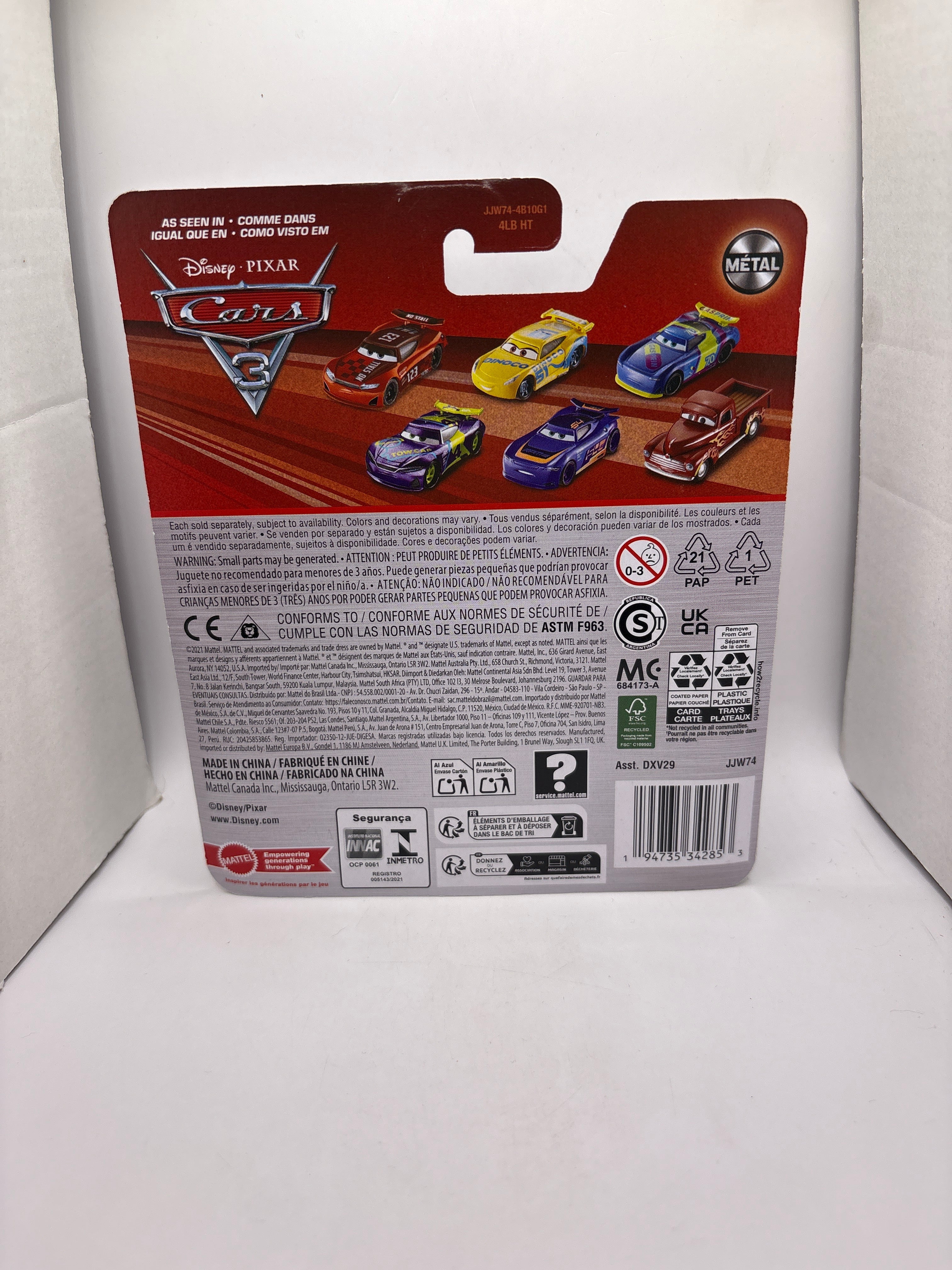 Disney Pixar Cars Morgan Martins Diecast white