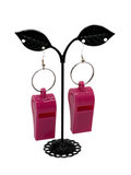 Pink Whistle Earrings