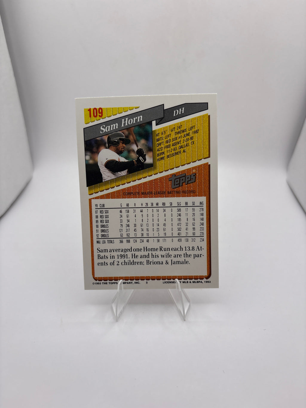 Topps Sam Horn