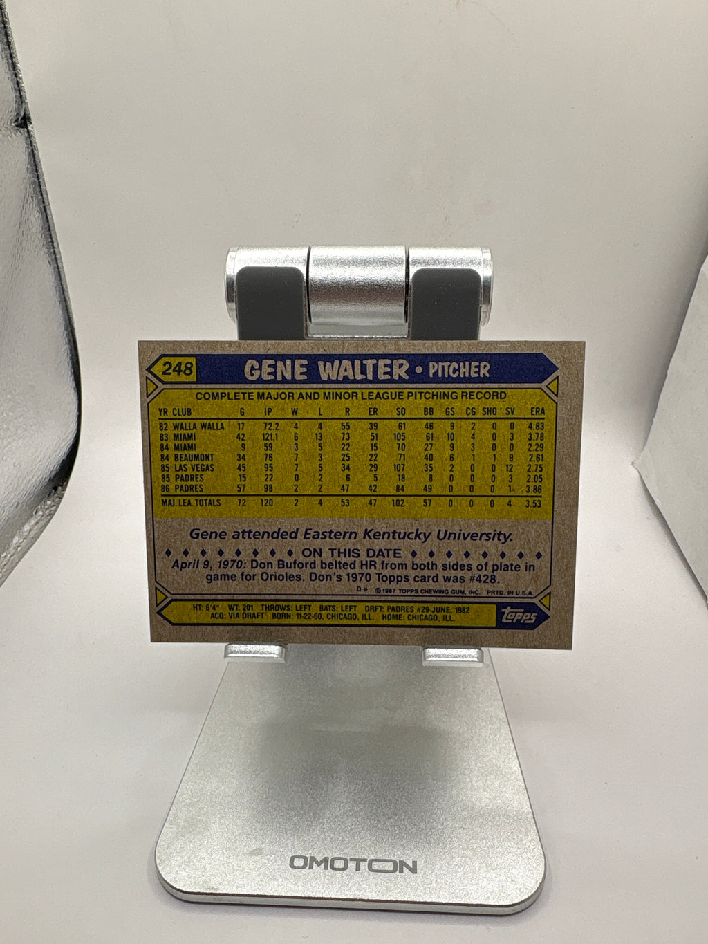 Topps Gene Walter