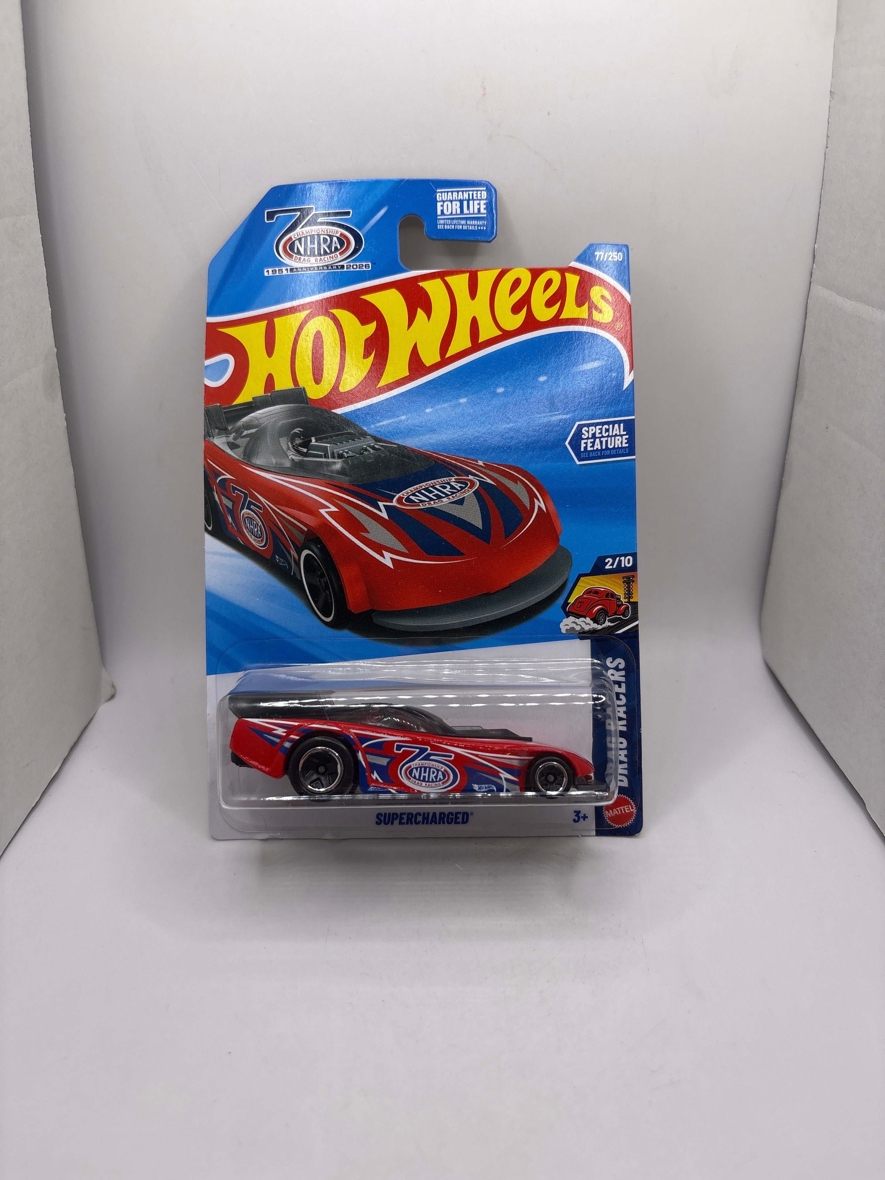Hot Wheels Supercharged Diecast red
