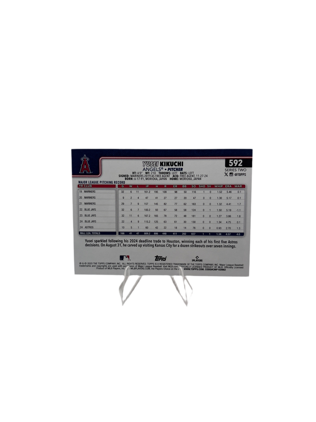 Topps Yusei Kikuchi