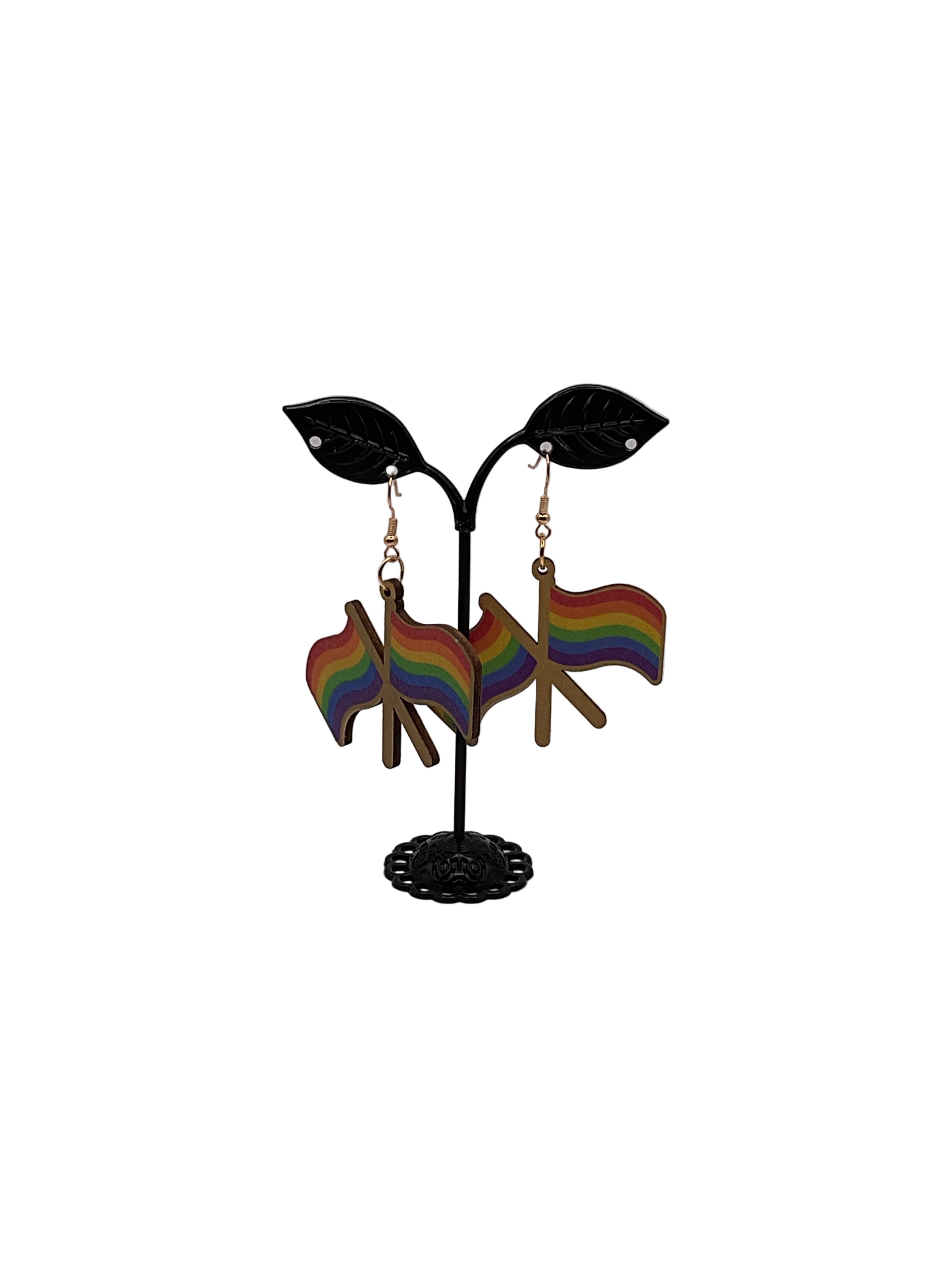 Flag earrings