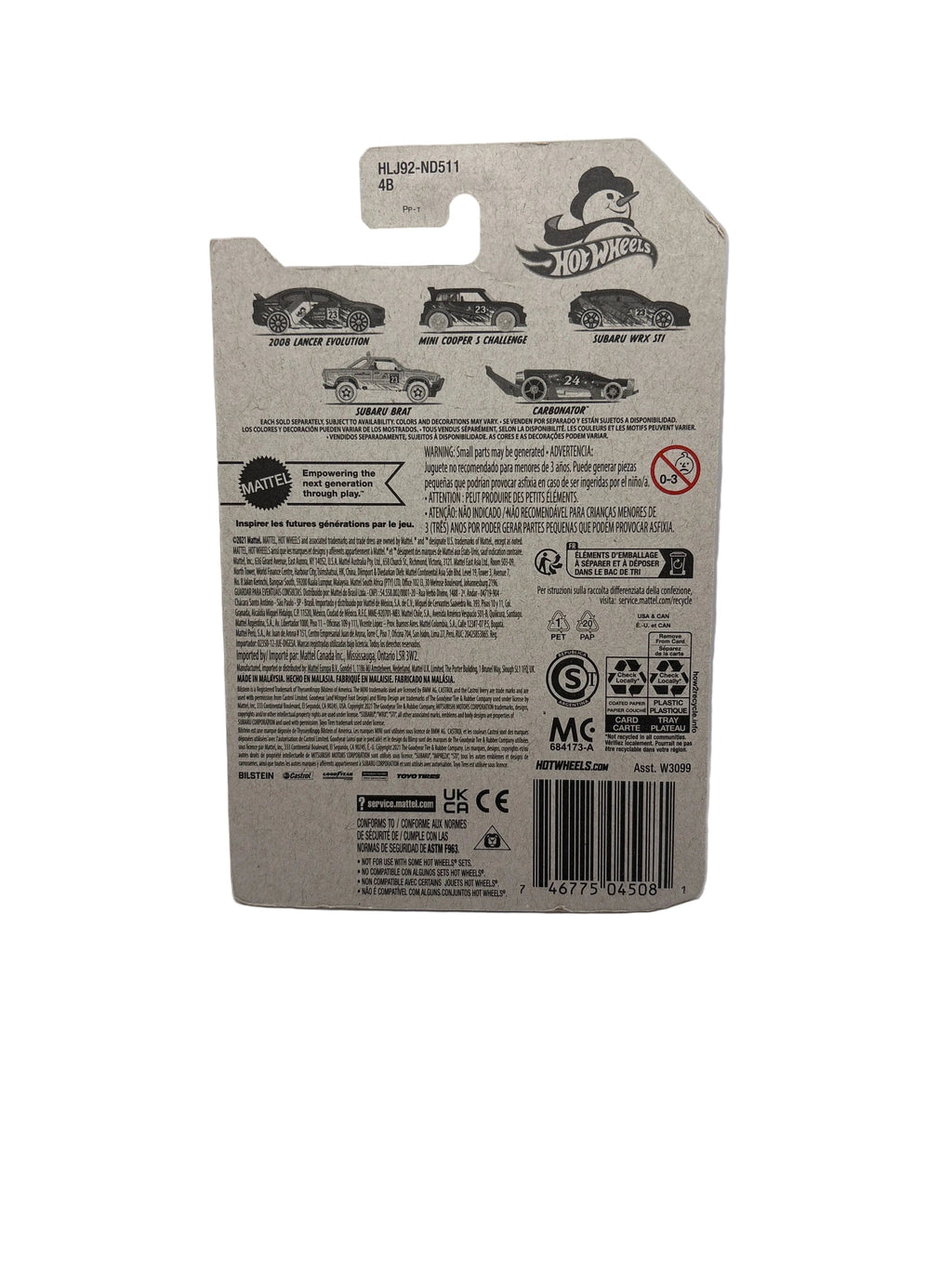 Hot Wheels Mini Cooper S Challenge Diecast