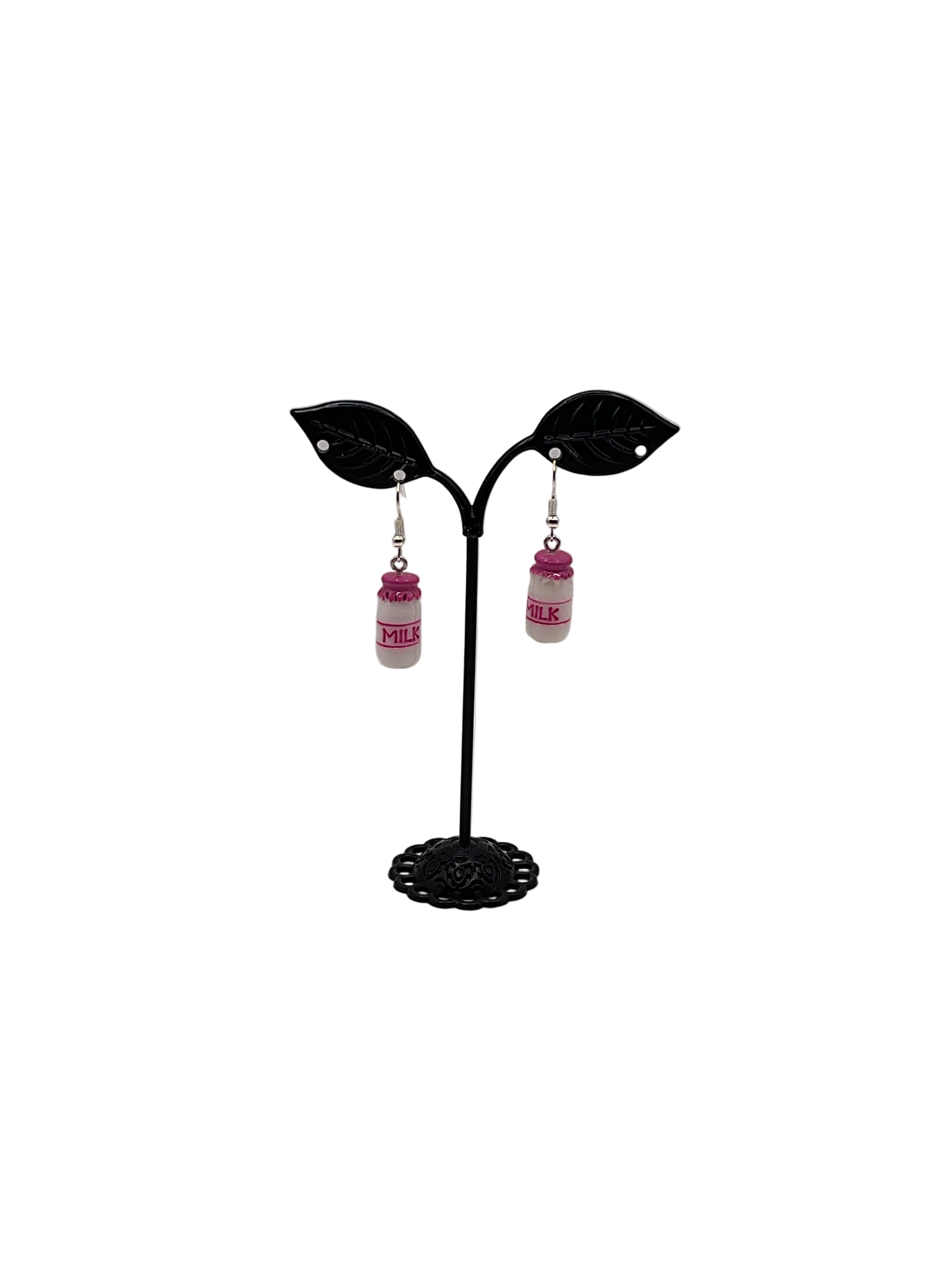 Milk jug earrings