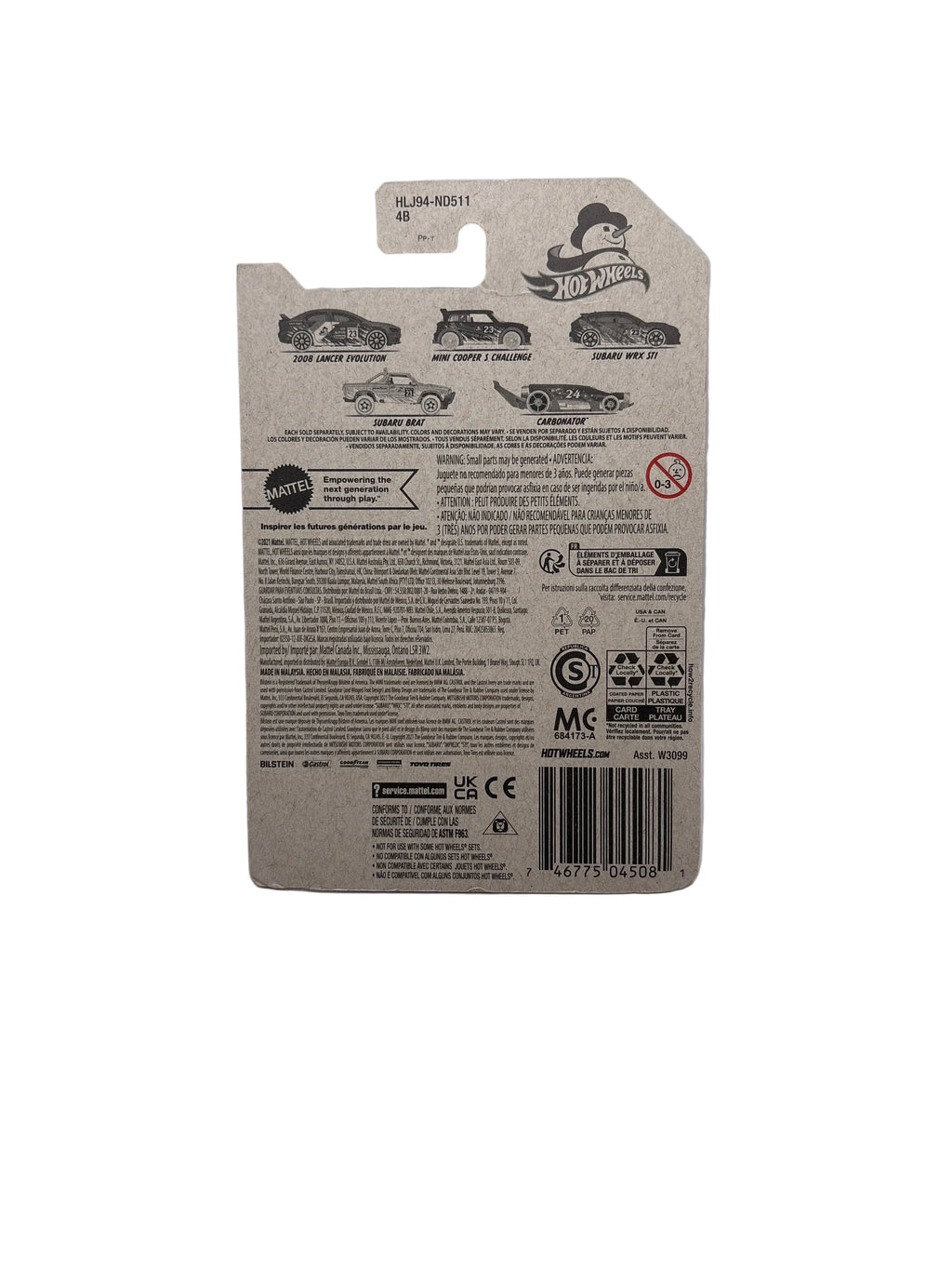 Hot Wheels Subaru Brat Diecast