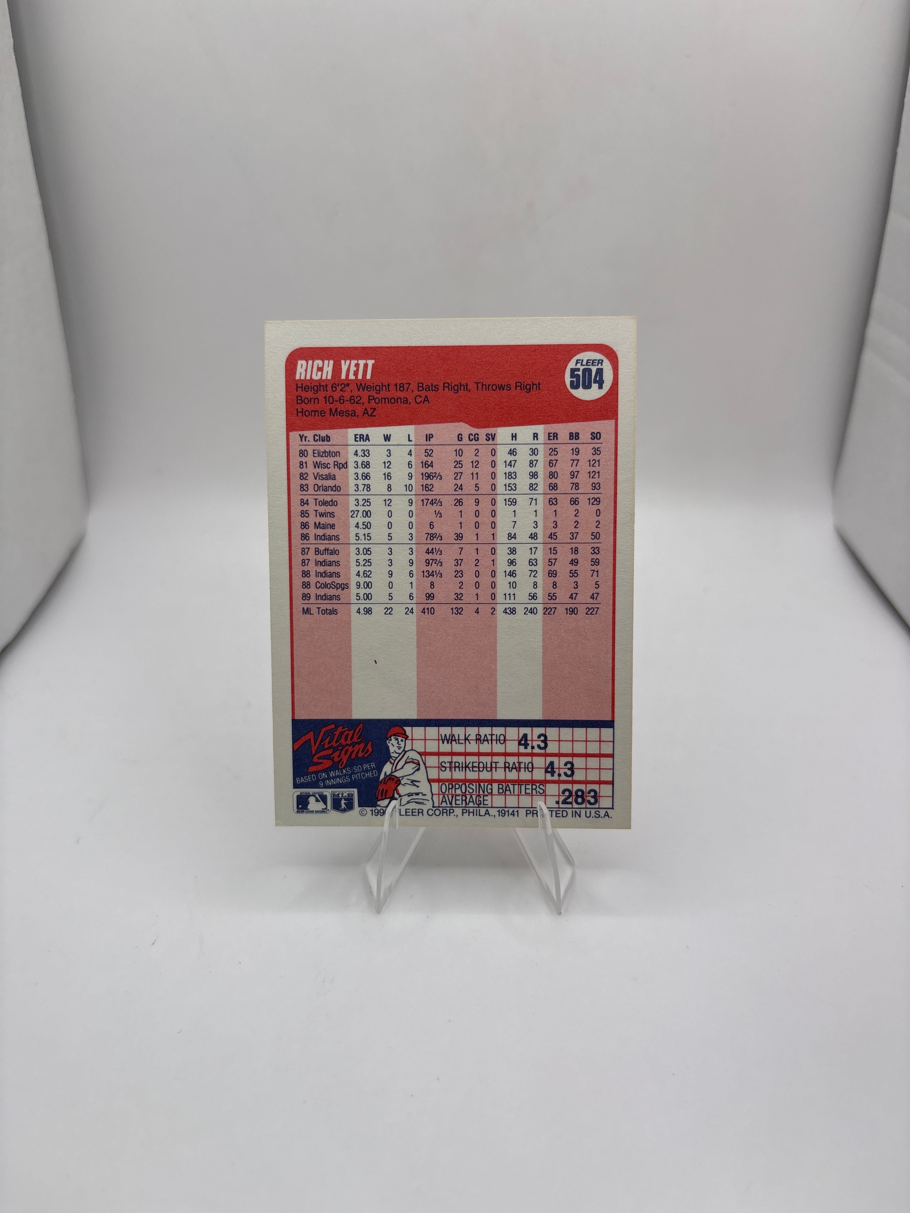 Fleer Rich Yett