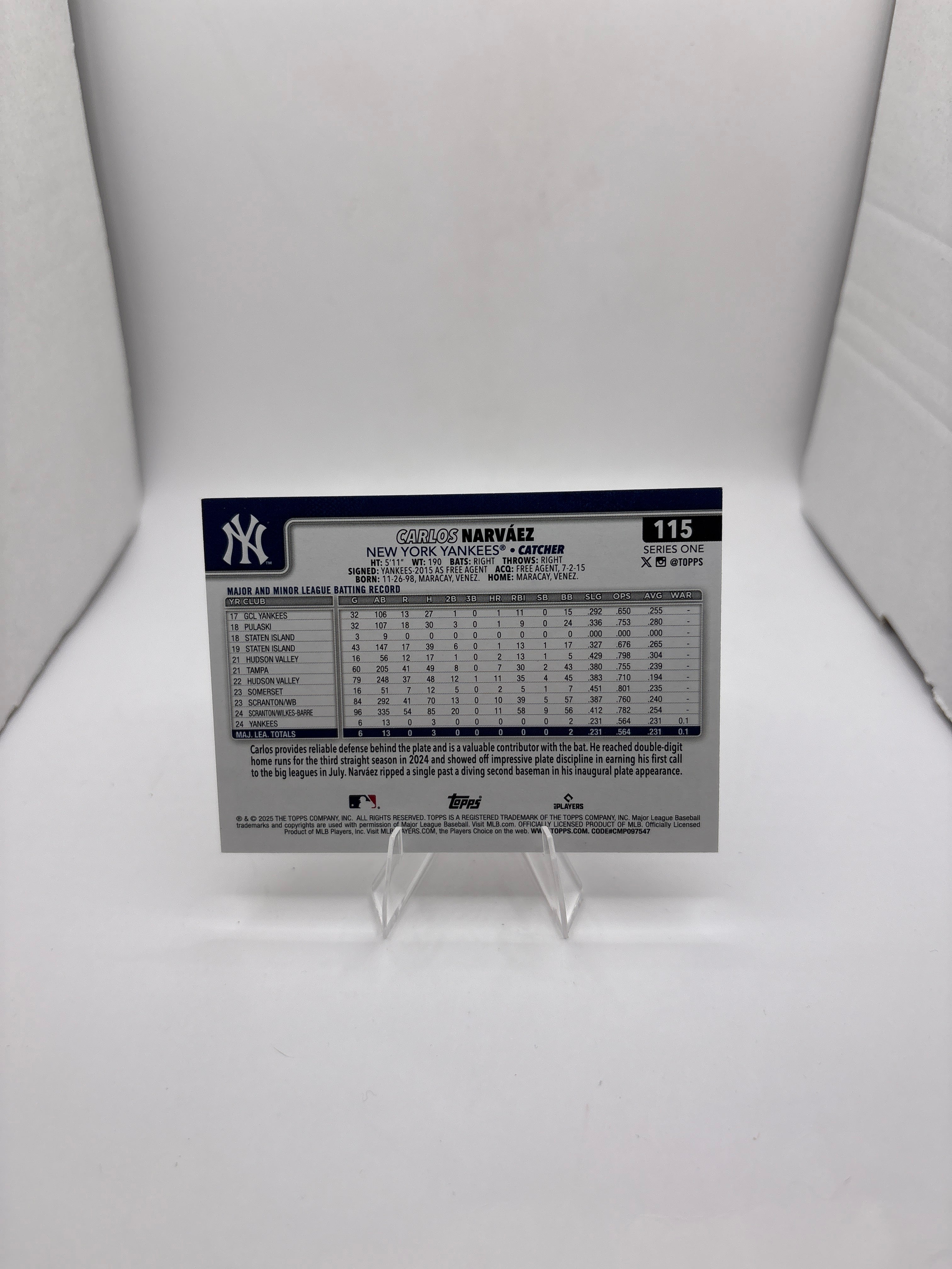 Topps Carlos Narvaez