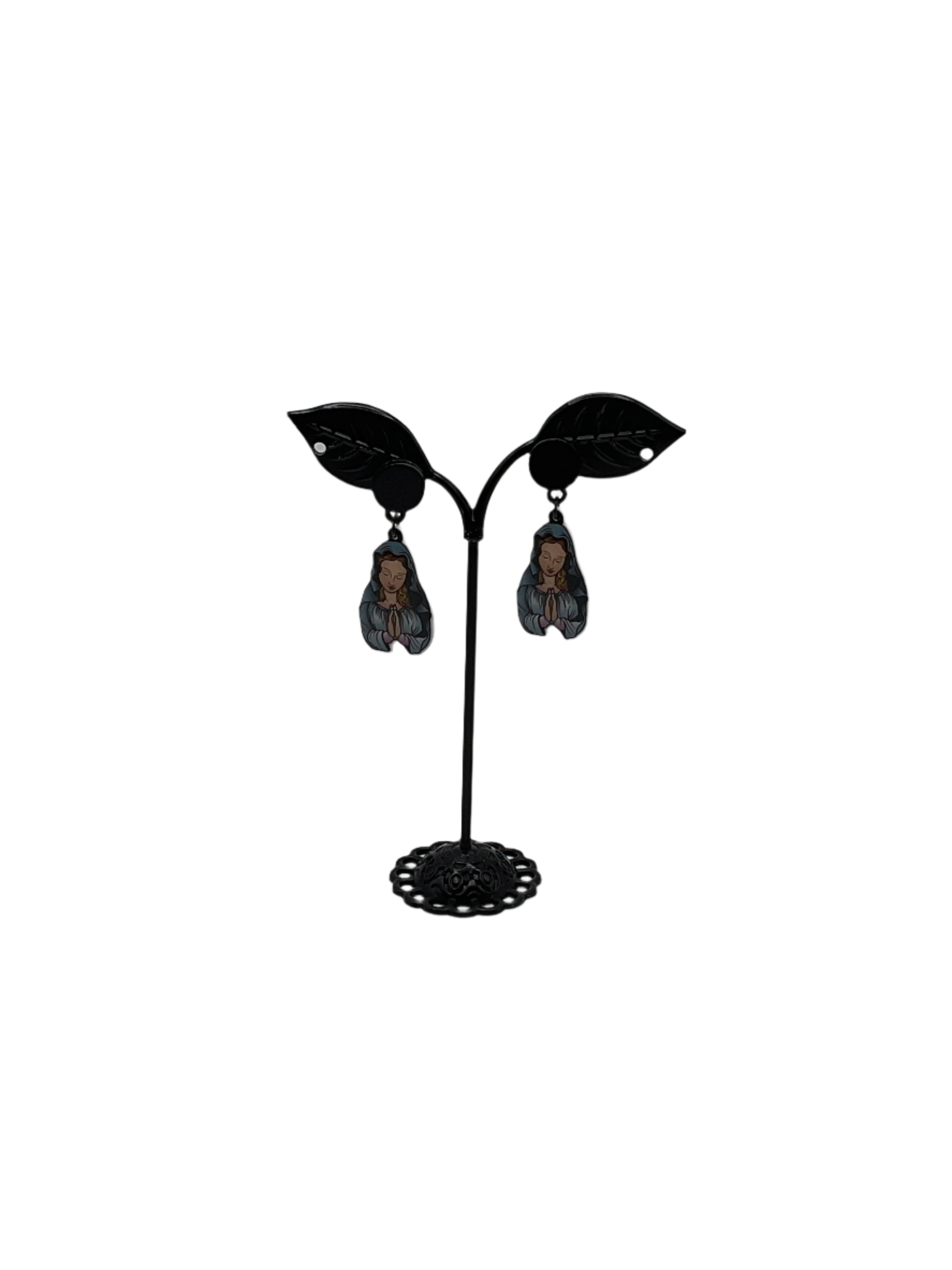 Virgin Mary Earrings 2