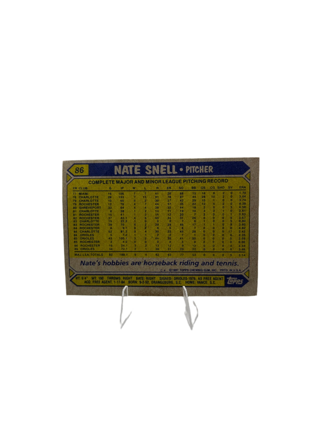 Topps Nate Snell
