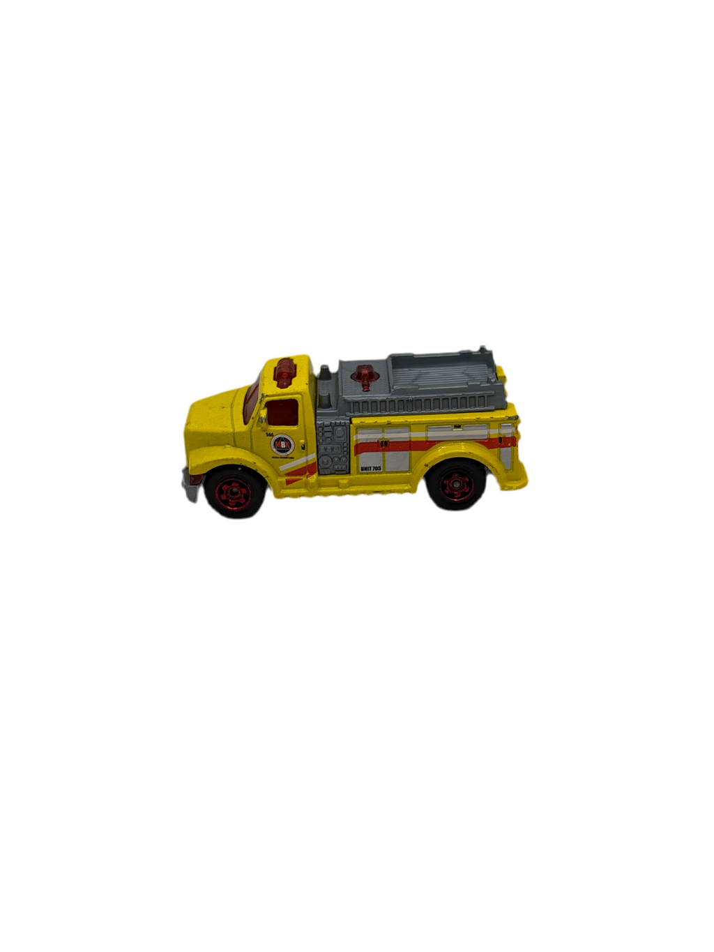 Matchbox Highway Rescue Fire Truck Diecast yellow