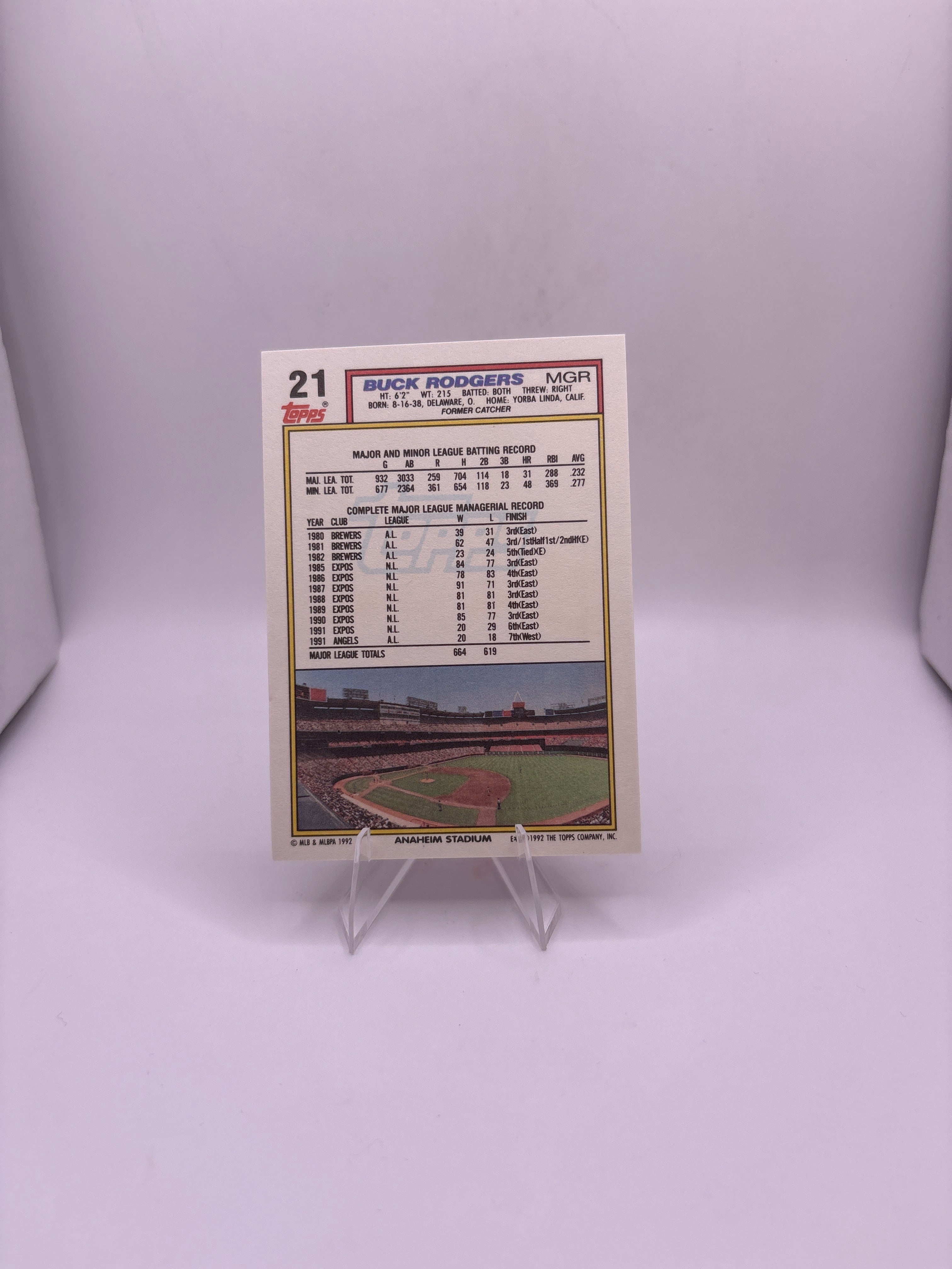 Topps Buck Rodgers