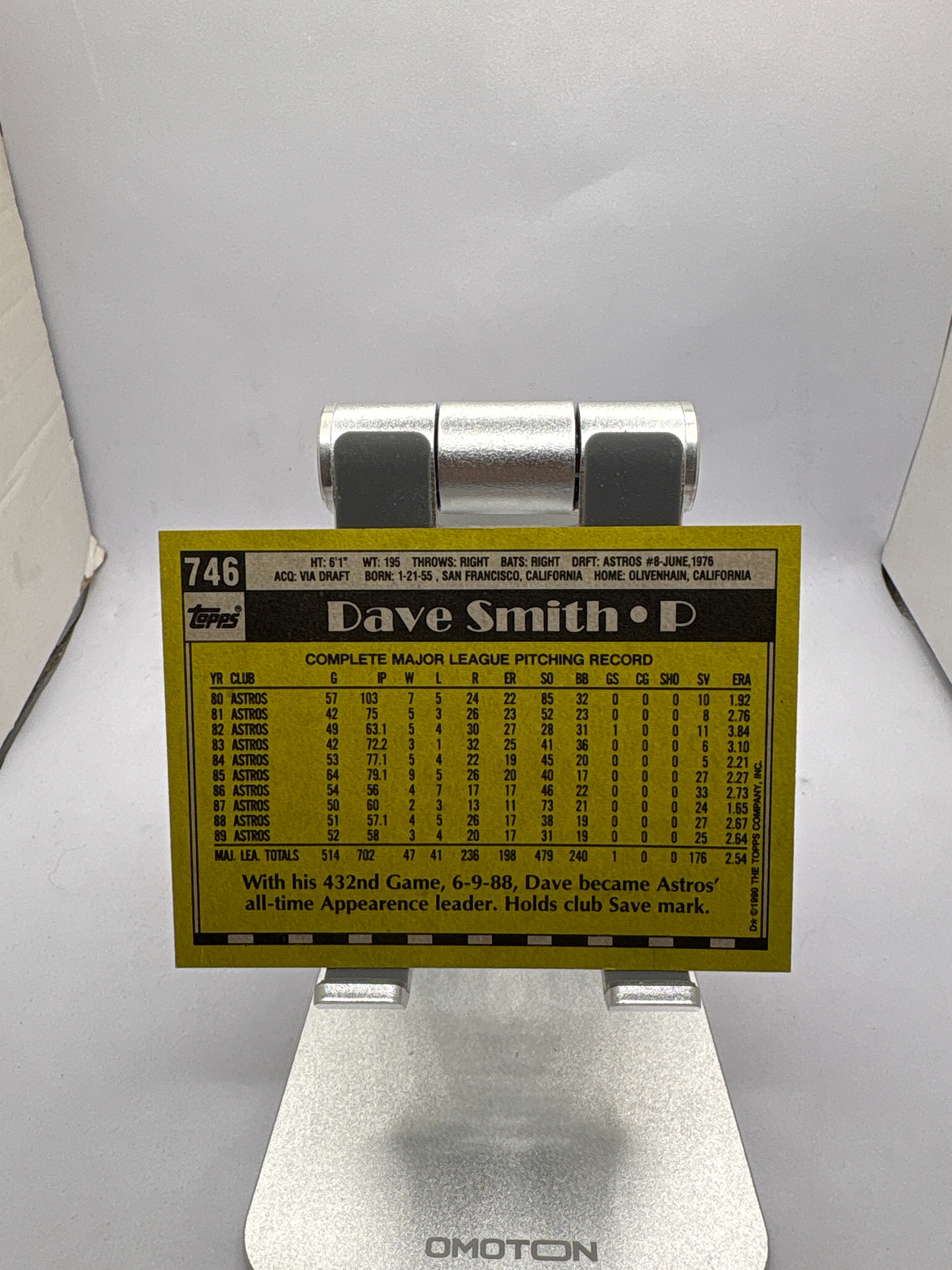 Topps Dave Smith
