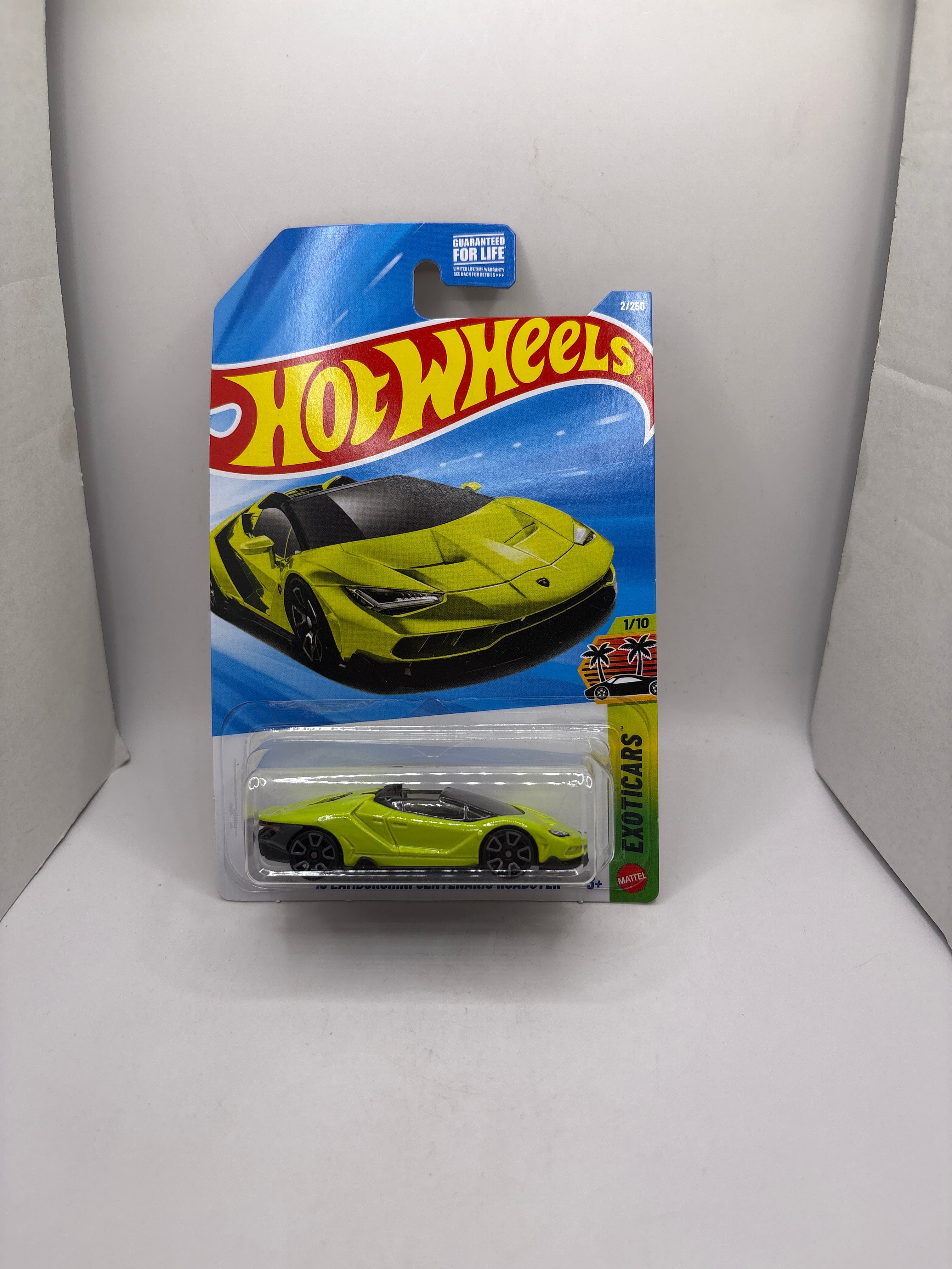 Hot Wheels 16 Lamborghini Centenario Roadster Diecast green