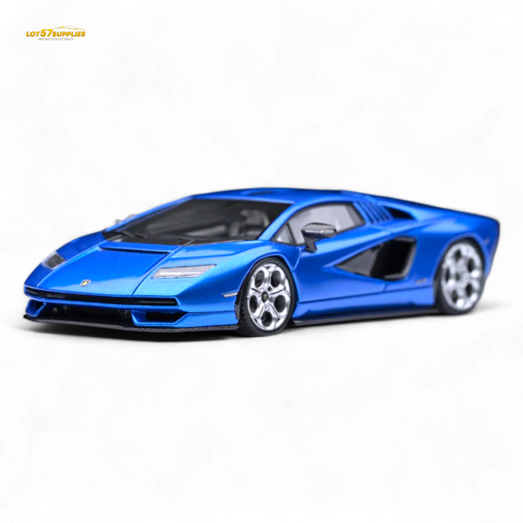 Fuelme Model Countach LPI 800-4 Dark Blue 1:64