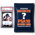 Denver Broncos PSA 10 Graded Rookie Card Mystery Pack