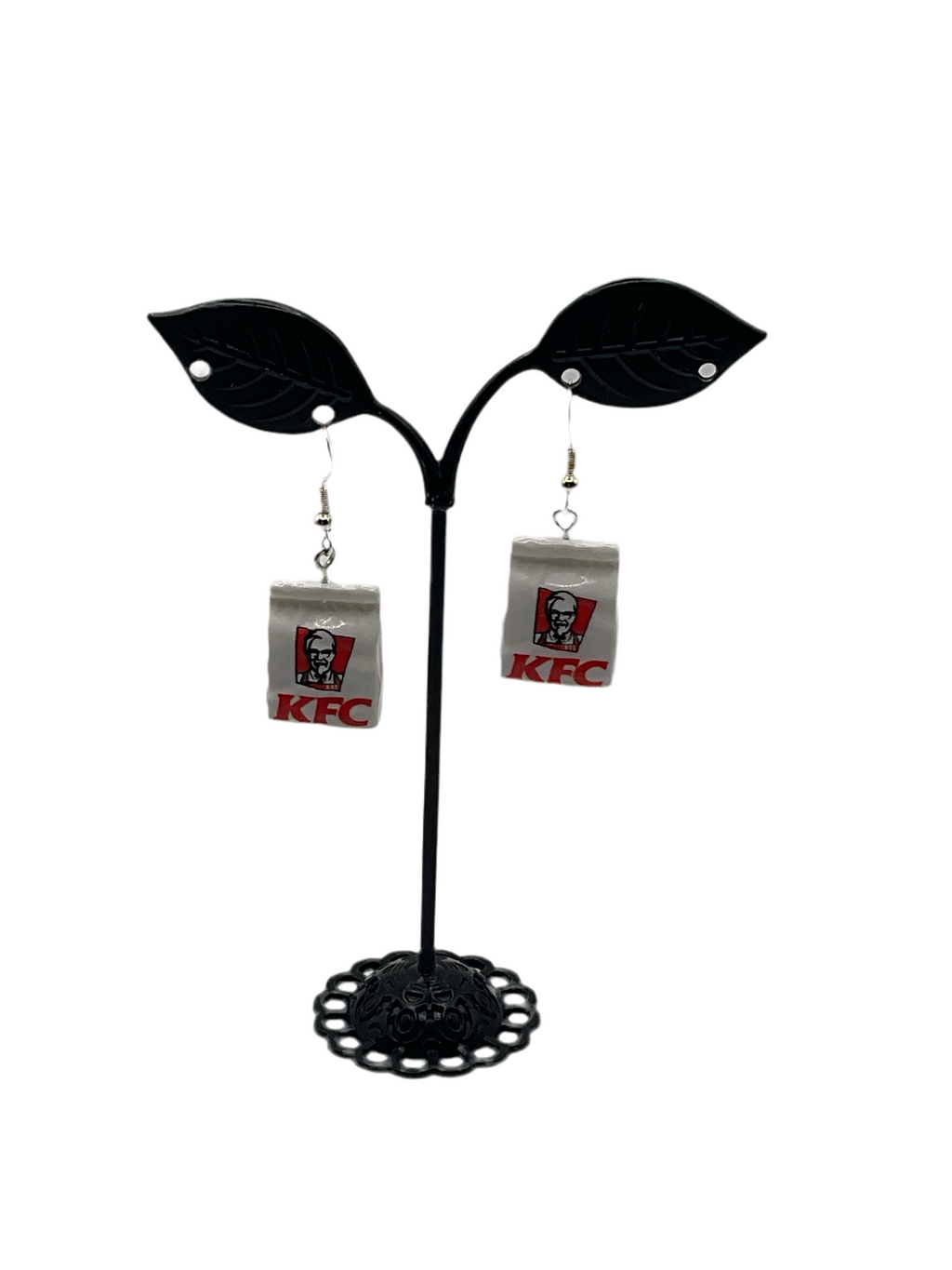 Fast Food Bag Earrings