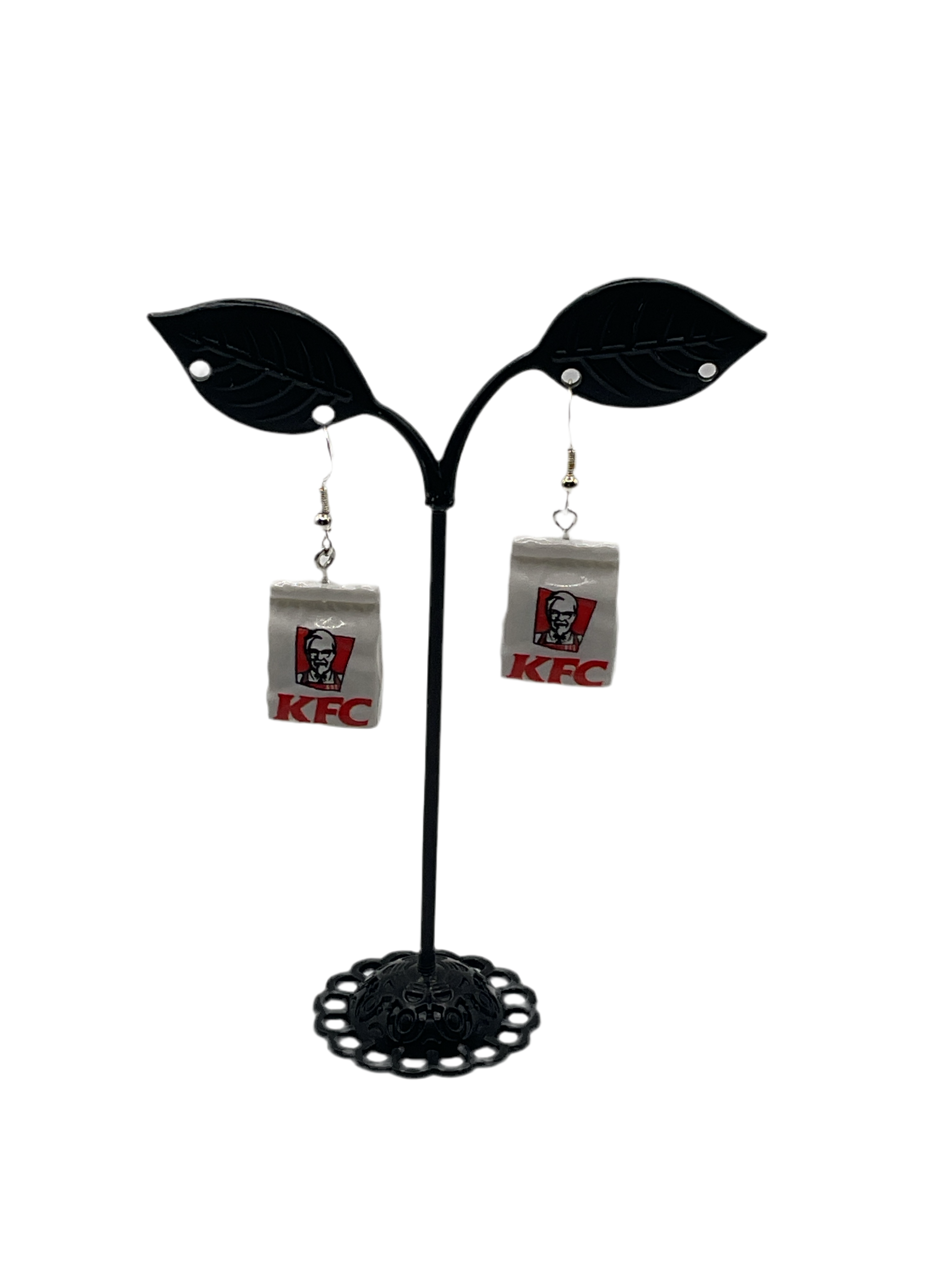 Fast Food Bag Earrings