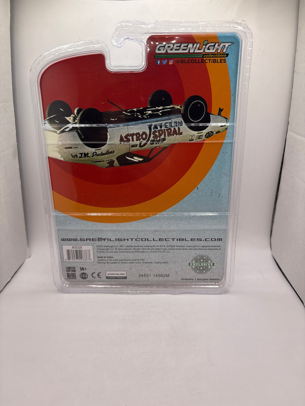 Greenlight 1972 AMC Javelin SST Diecast white