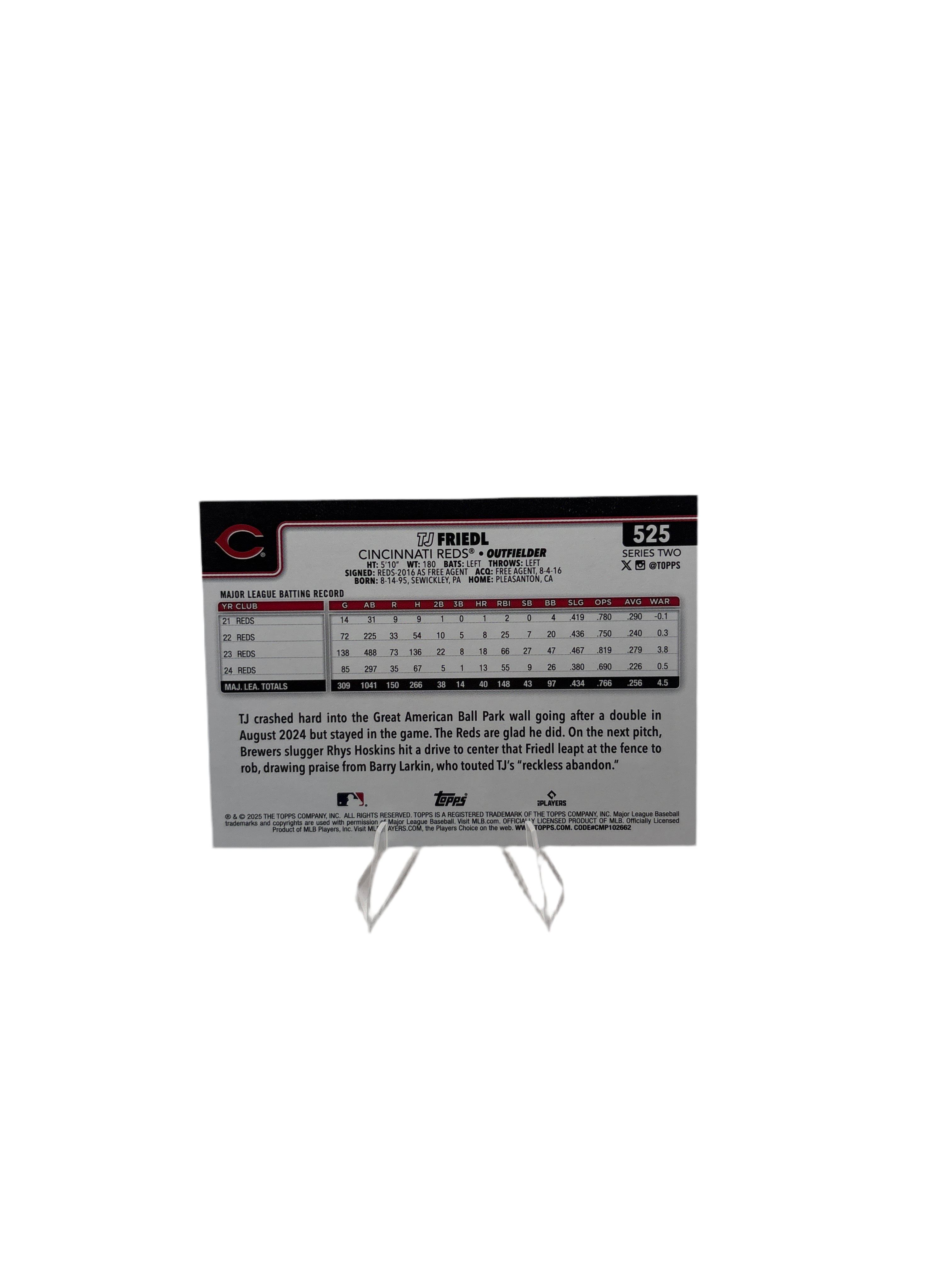 Topps TJ Friedl