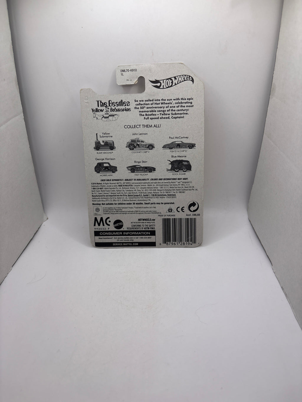 Hot Wheels Cockney Cab II Diecast White