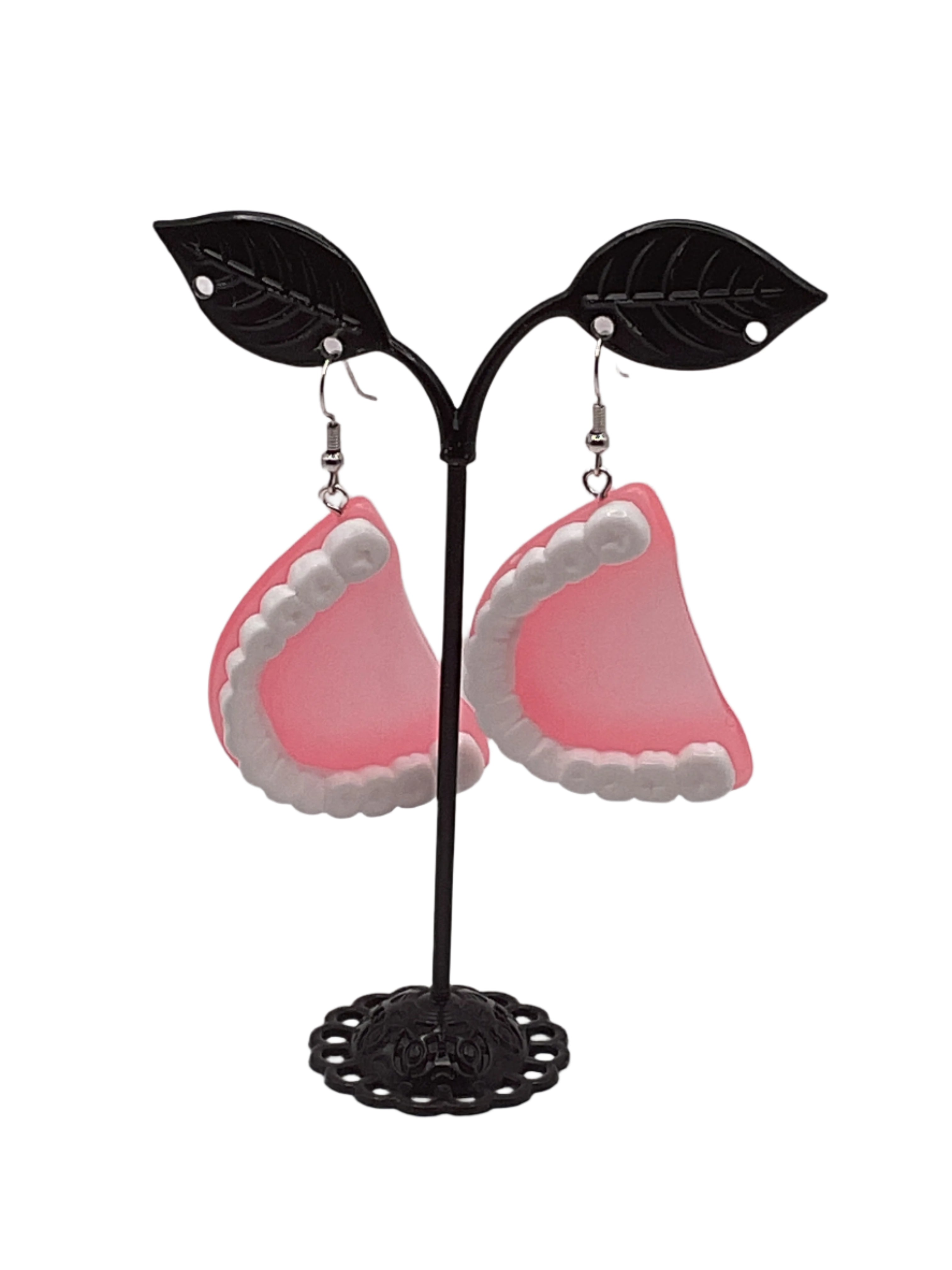 Denture earrings