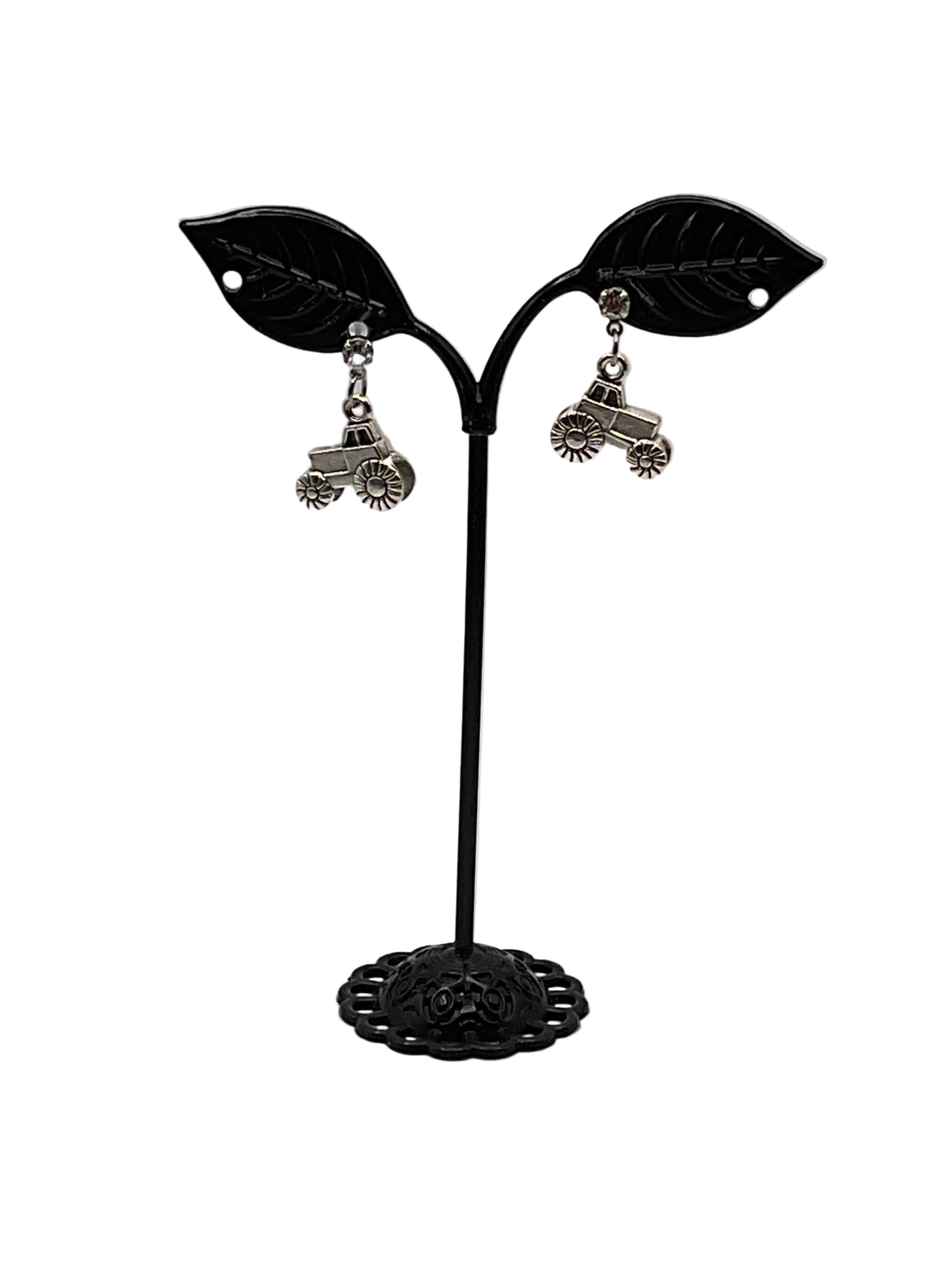 Tractor Earrings