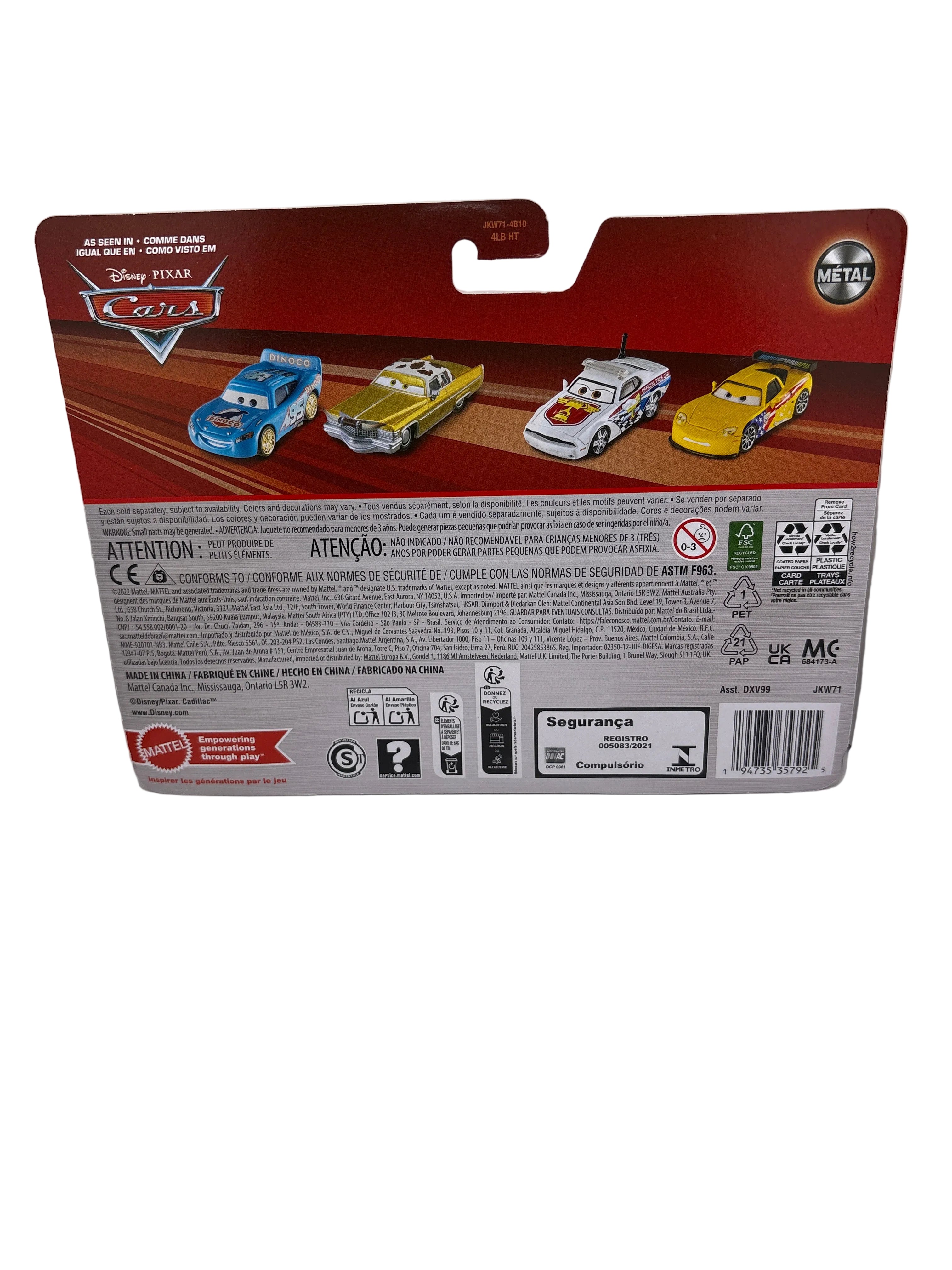 Disney Pixar Cars Mater Tractor With Tire In Mouth Diecast multi color