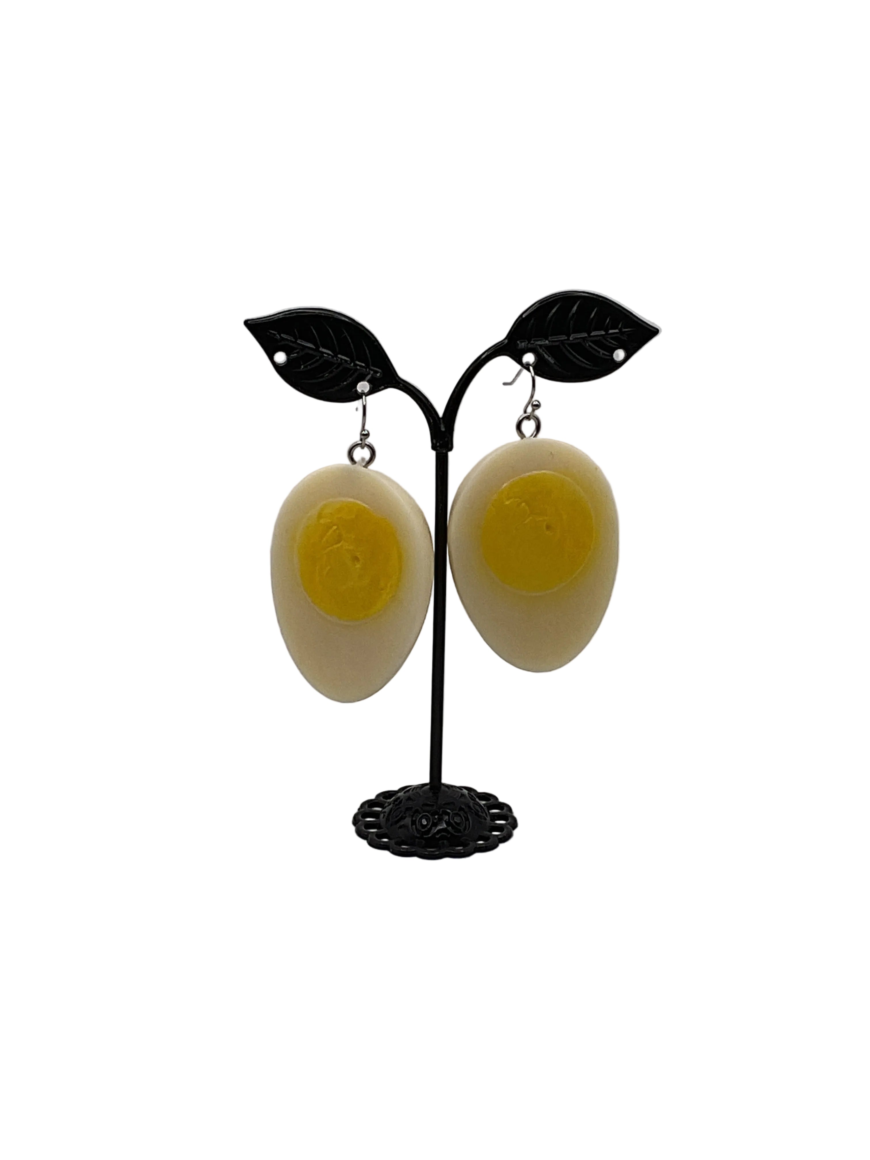 Boiled Egg Earrings