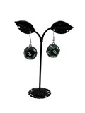 D12 Green Dice Earrings