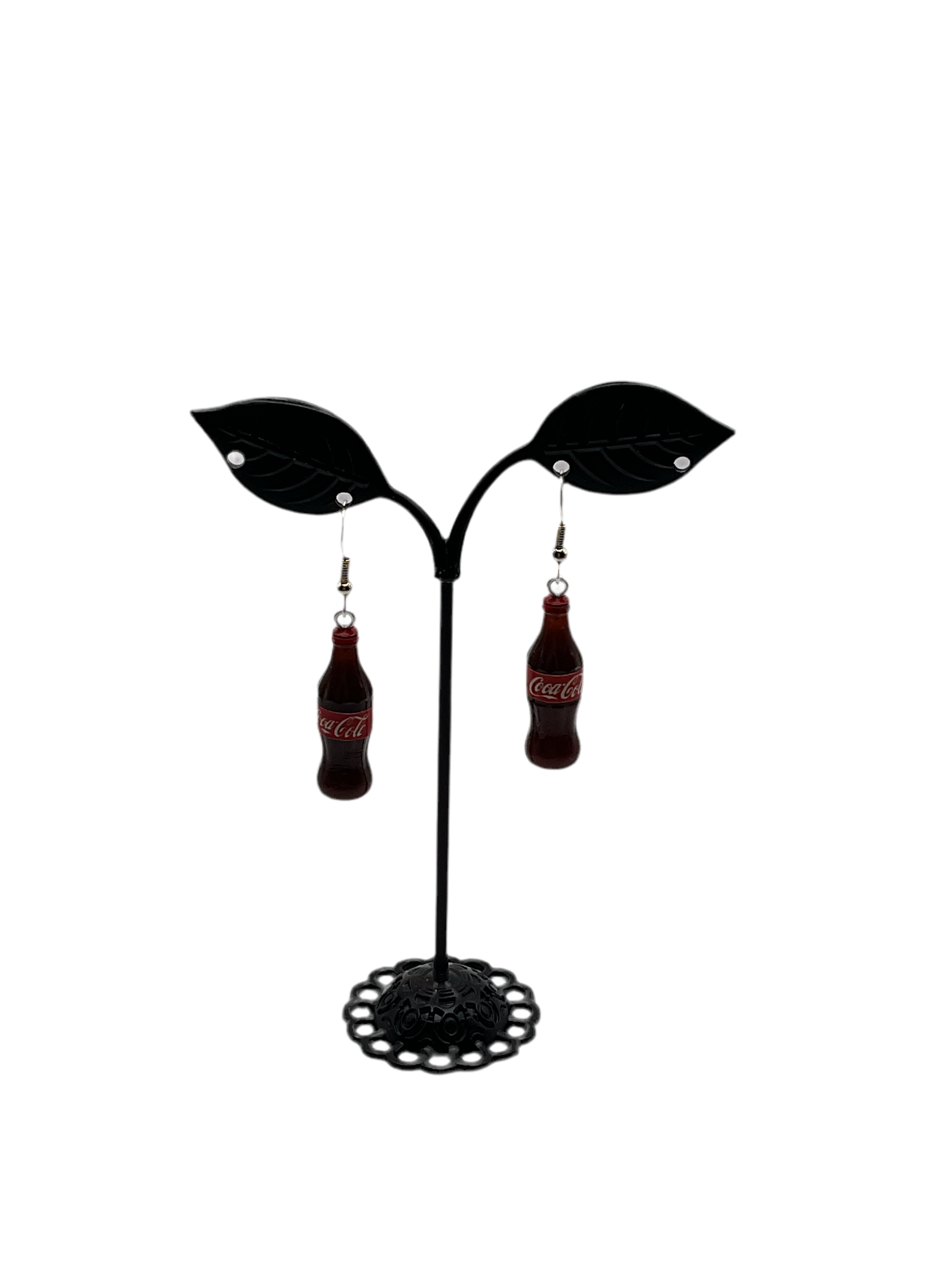 Soda Bottle Earrings – Retro Novelty Jewelry Gift for Soda Lovers
