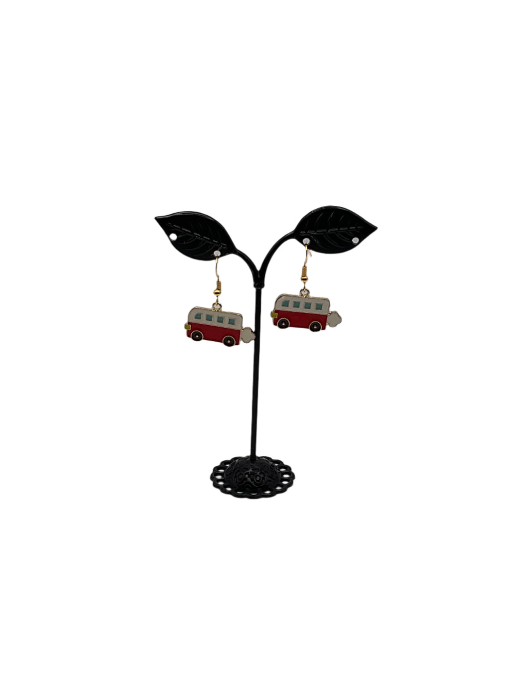 Red Van Earrings