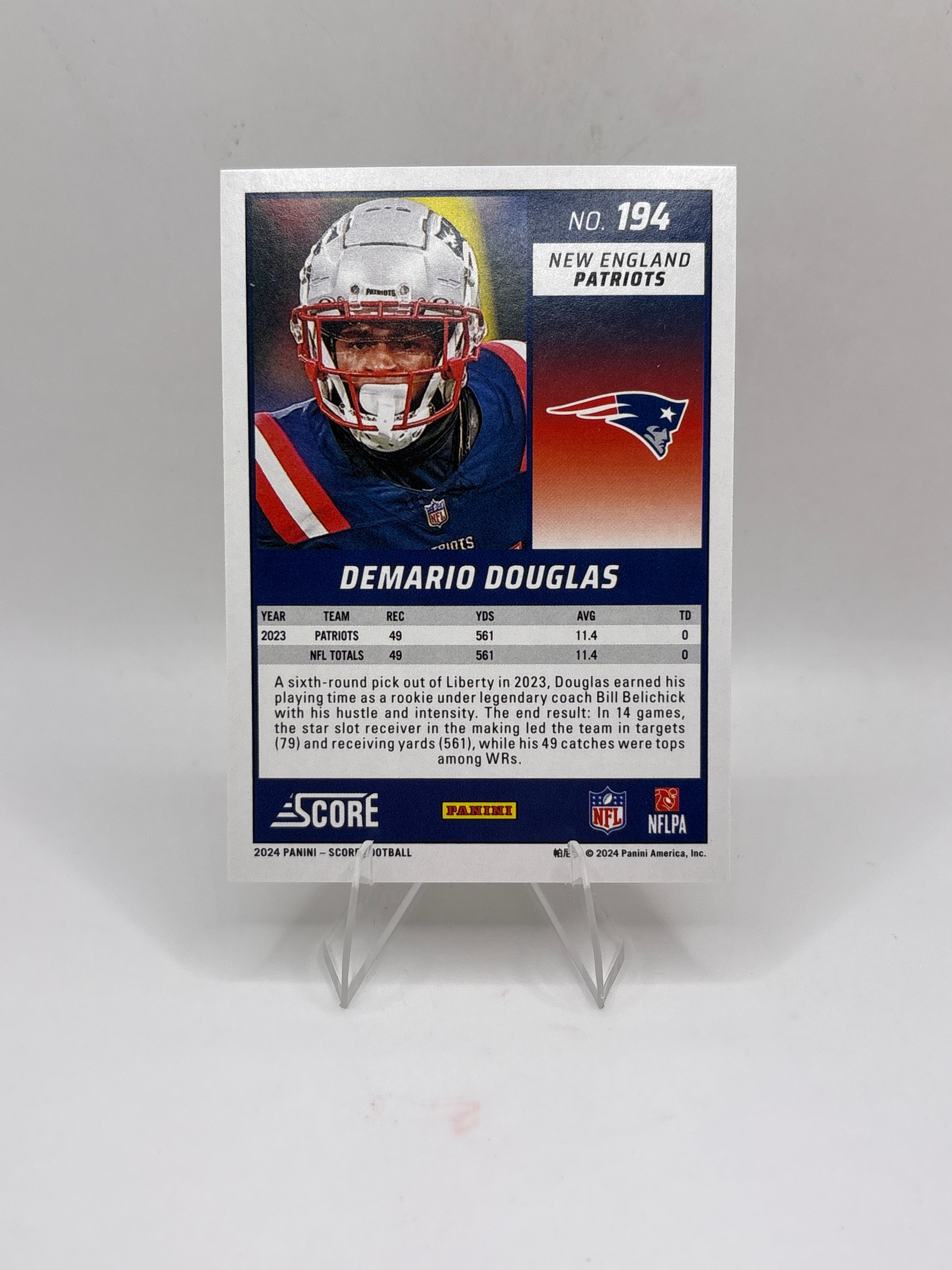 Score Demario Douglas