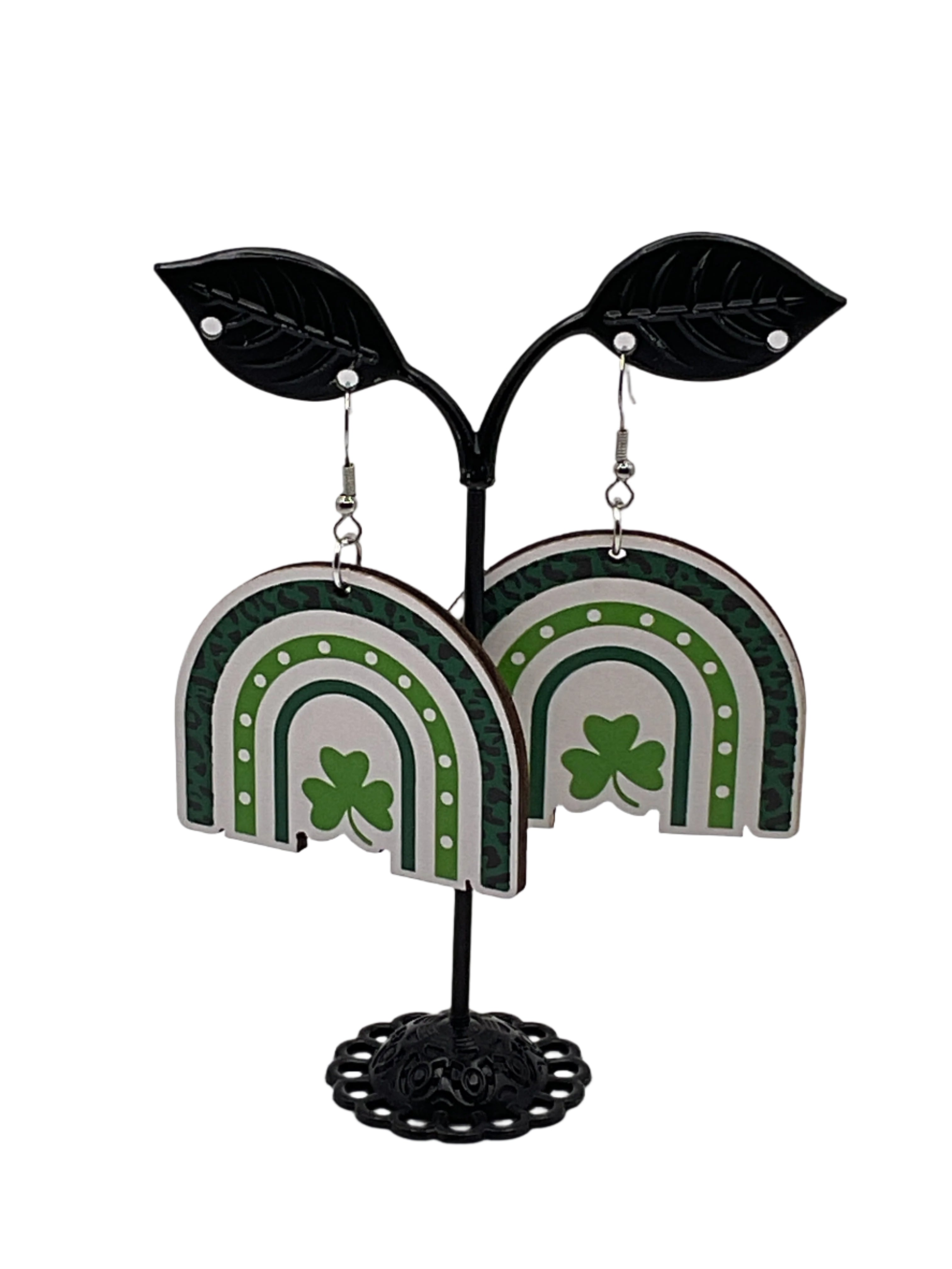 Shamrock & Rainbow Earrings
