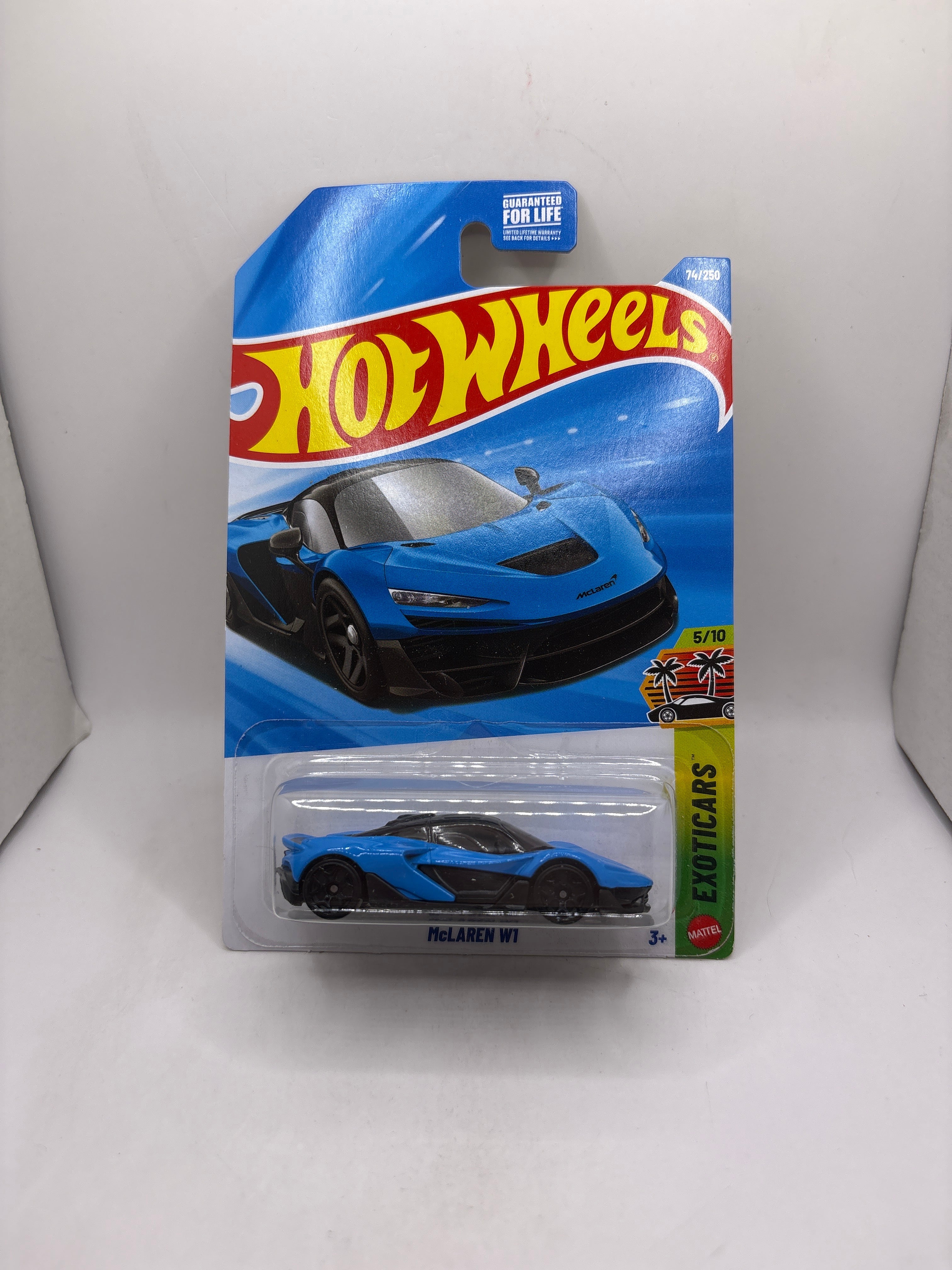 Hot Wheels McLaren W1 Diecast blue