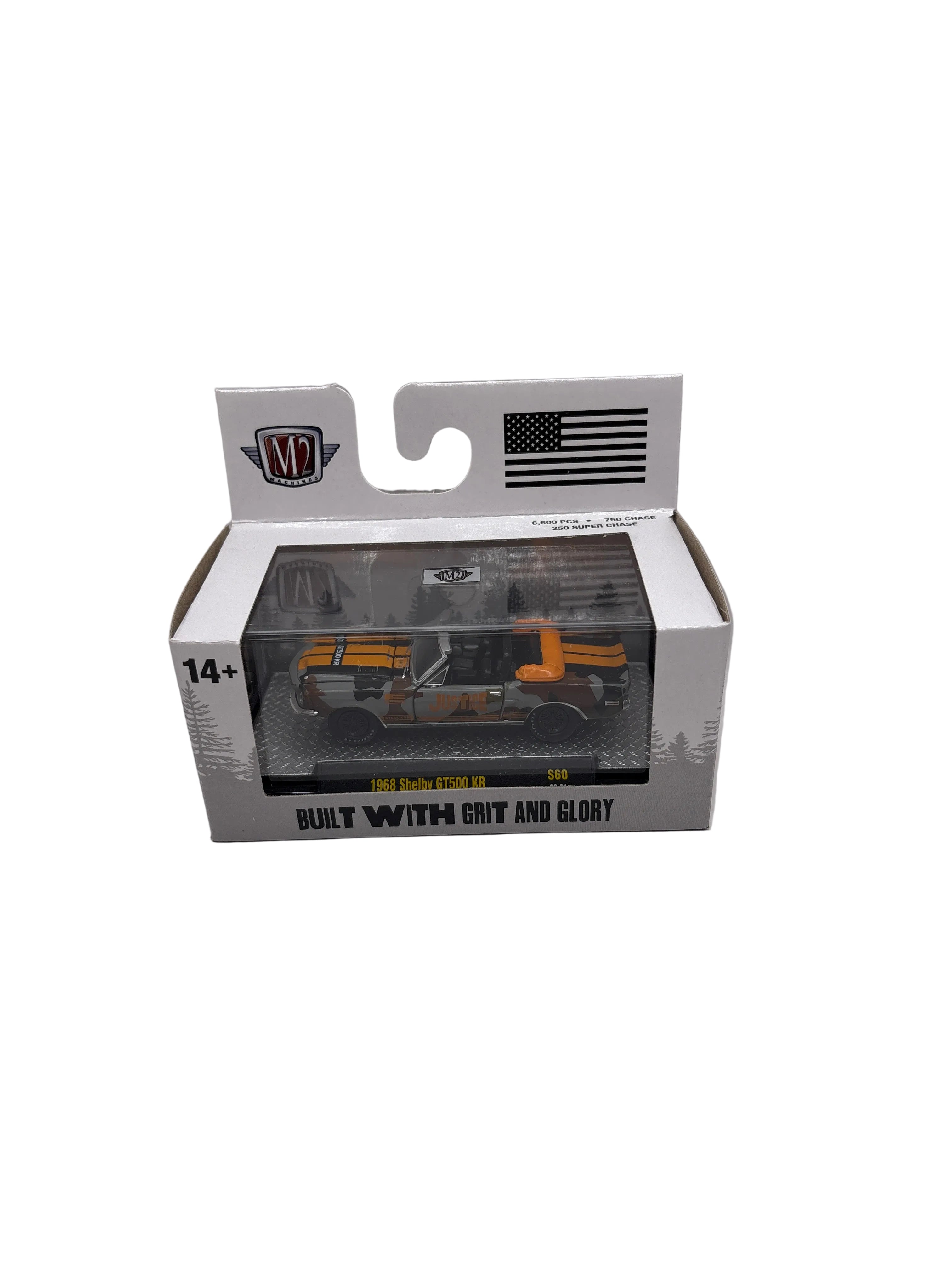 M2 1968 Shelby GT500 KR Diecast gray