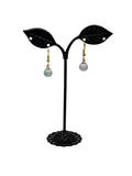 Earrings with beads
