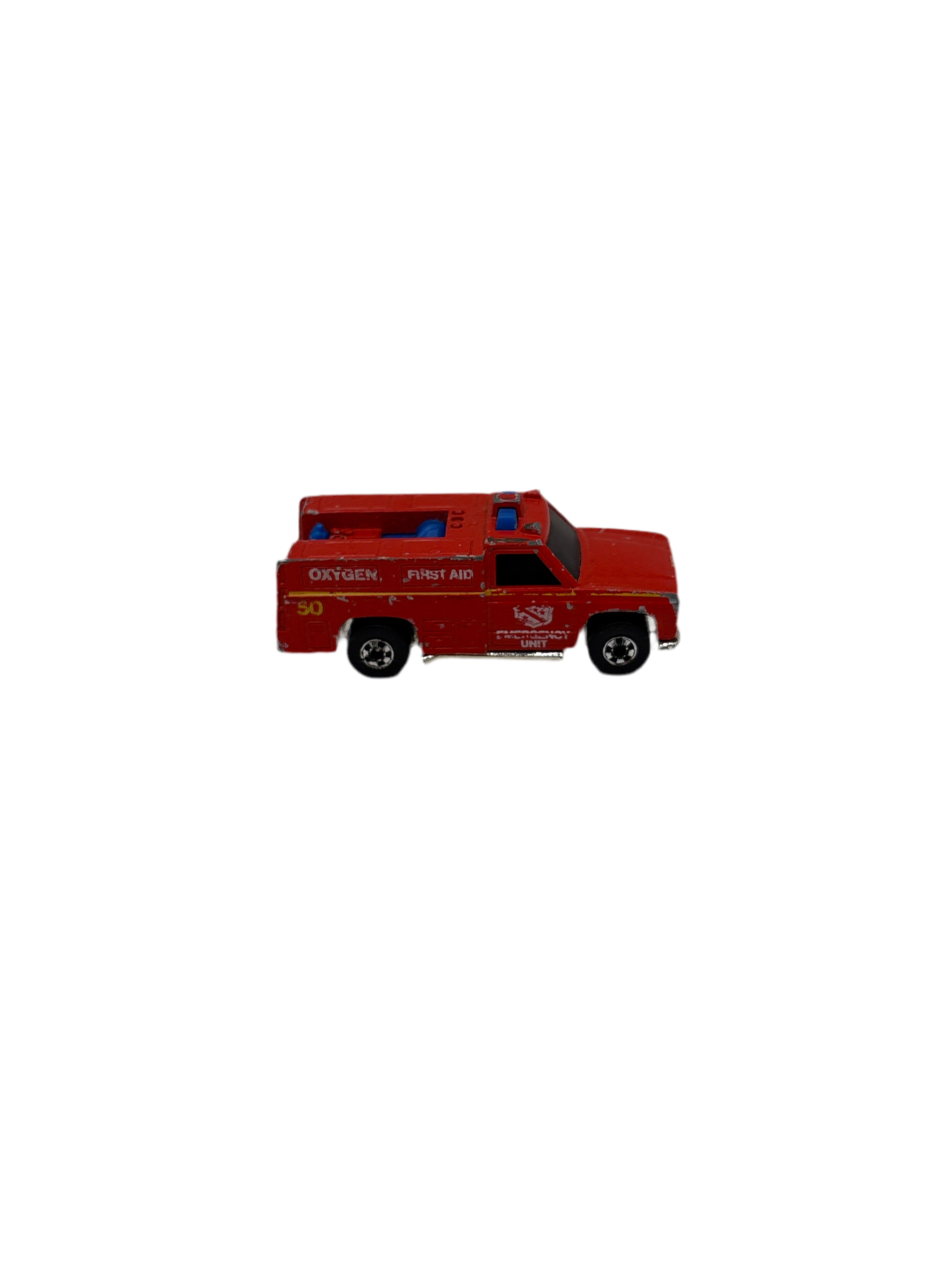 Hot Wheels Emergency Unit Diecast red