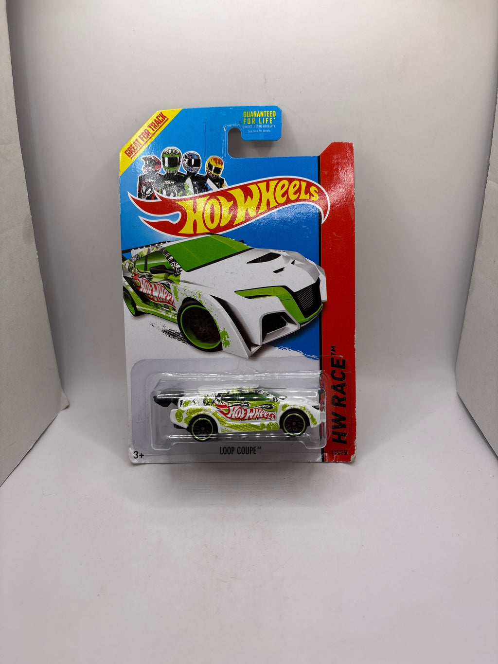Hot Wheels Loop Coupe Diecast white