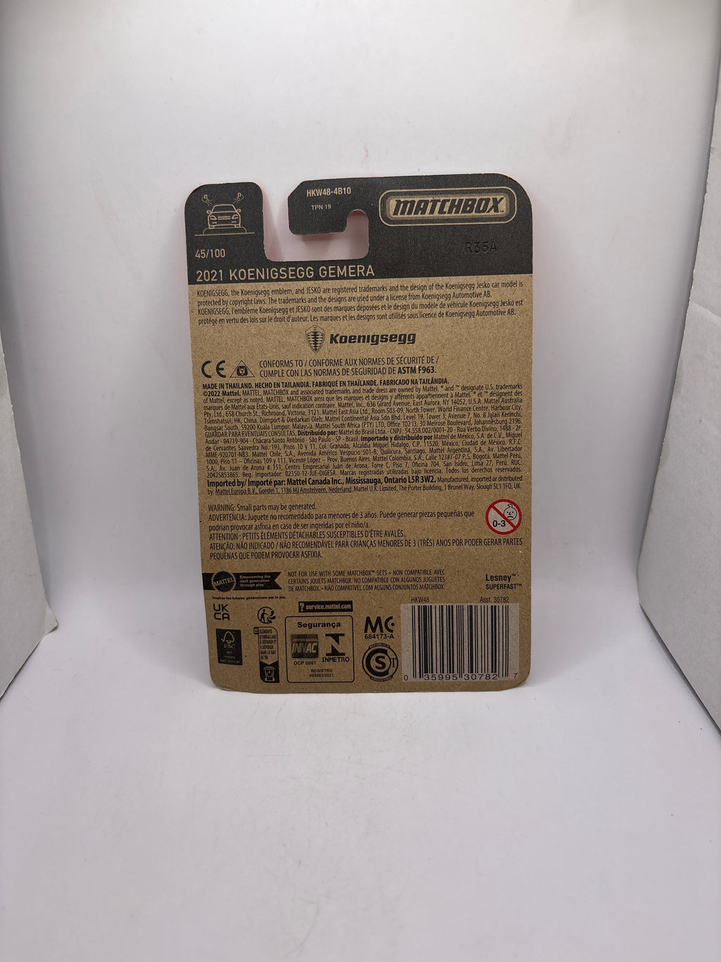 Matchbox 2021 Koenigsegg Gemera Diecast