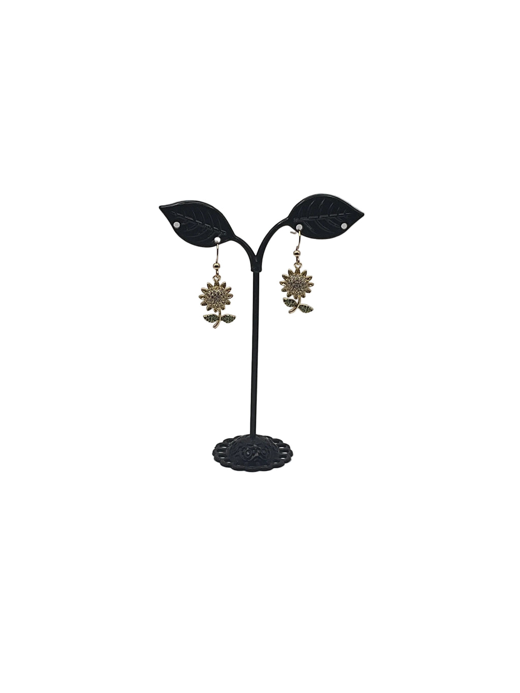 Sparkling Sunflower Earrings