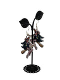 Witch on broom Earrings
