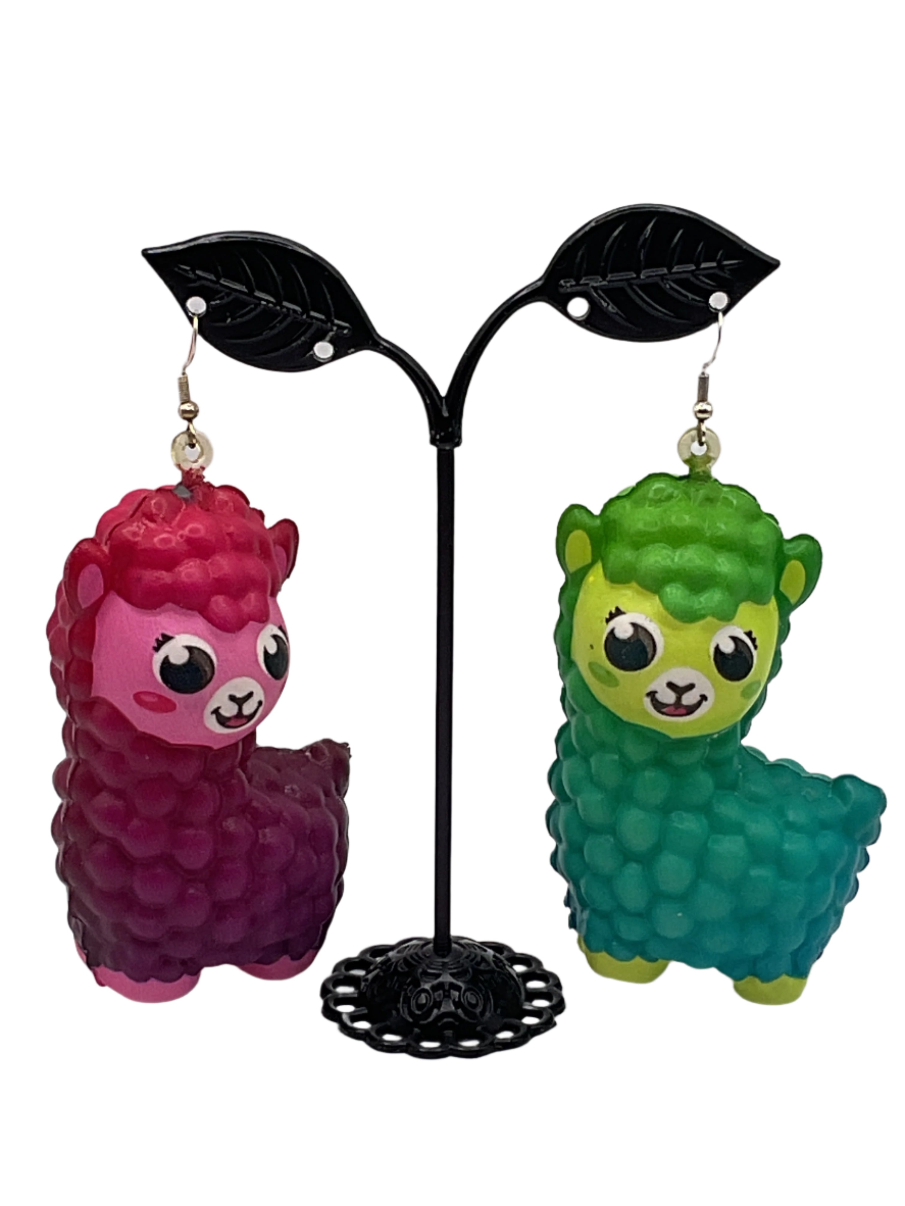 Llama earrings