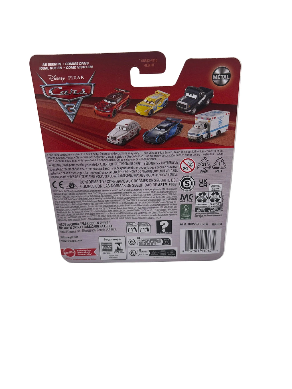 Disney Pixar Cars Clutch Aid Racing Tractor Diecast blue
