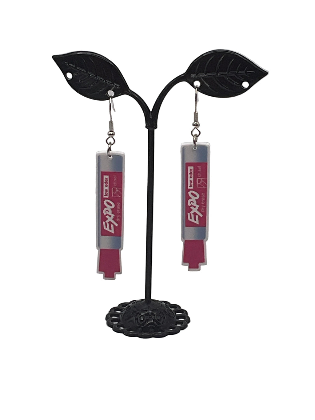 Expo marker earrings