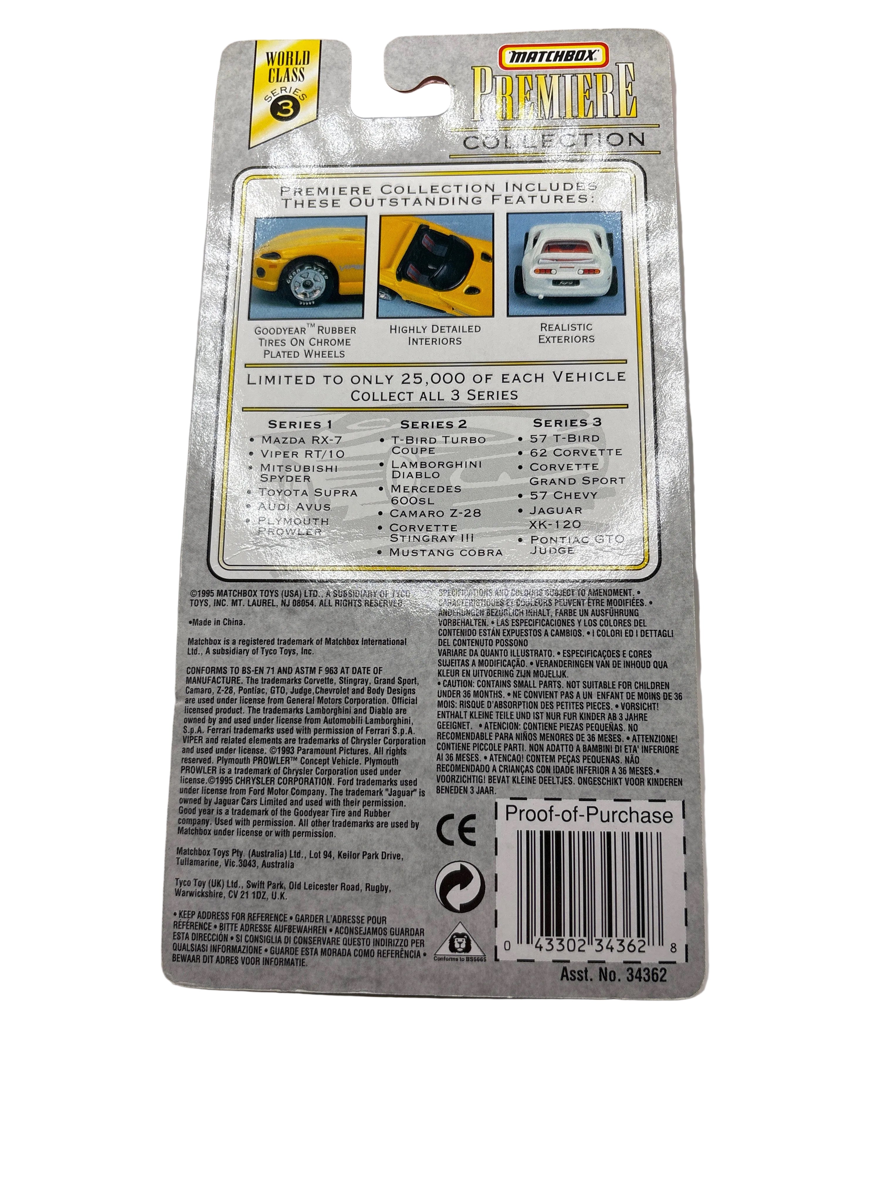 Matchbox 57 T-Bird Diecast