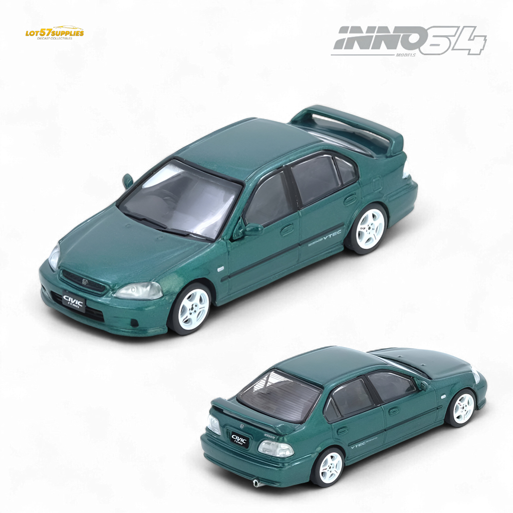 Inno64 Honda Civic Ferio Si EK Green 1:64