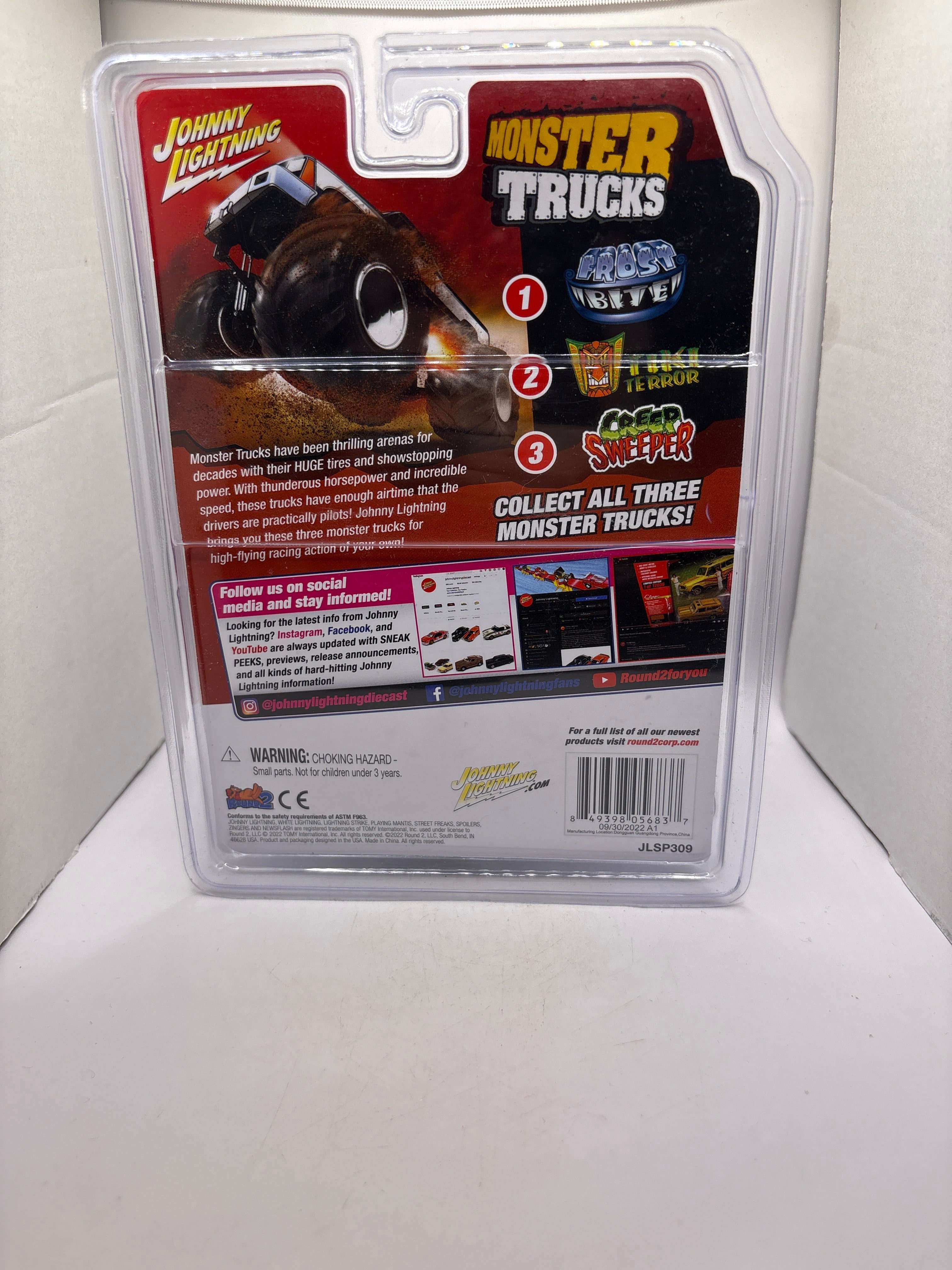 Johnny Lightning Tikki Terror Monster Truck Diecast