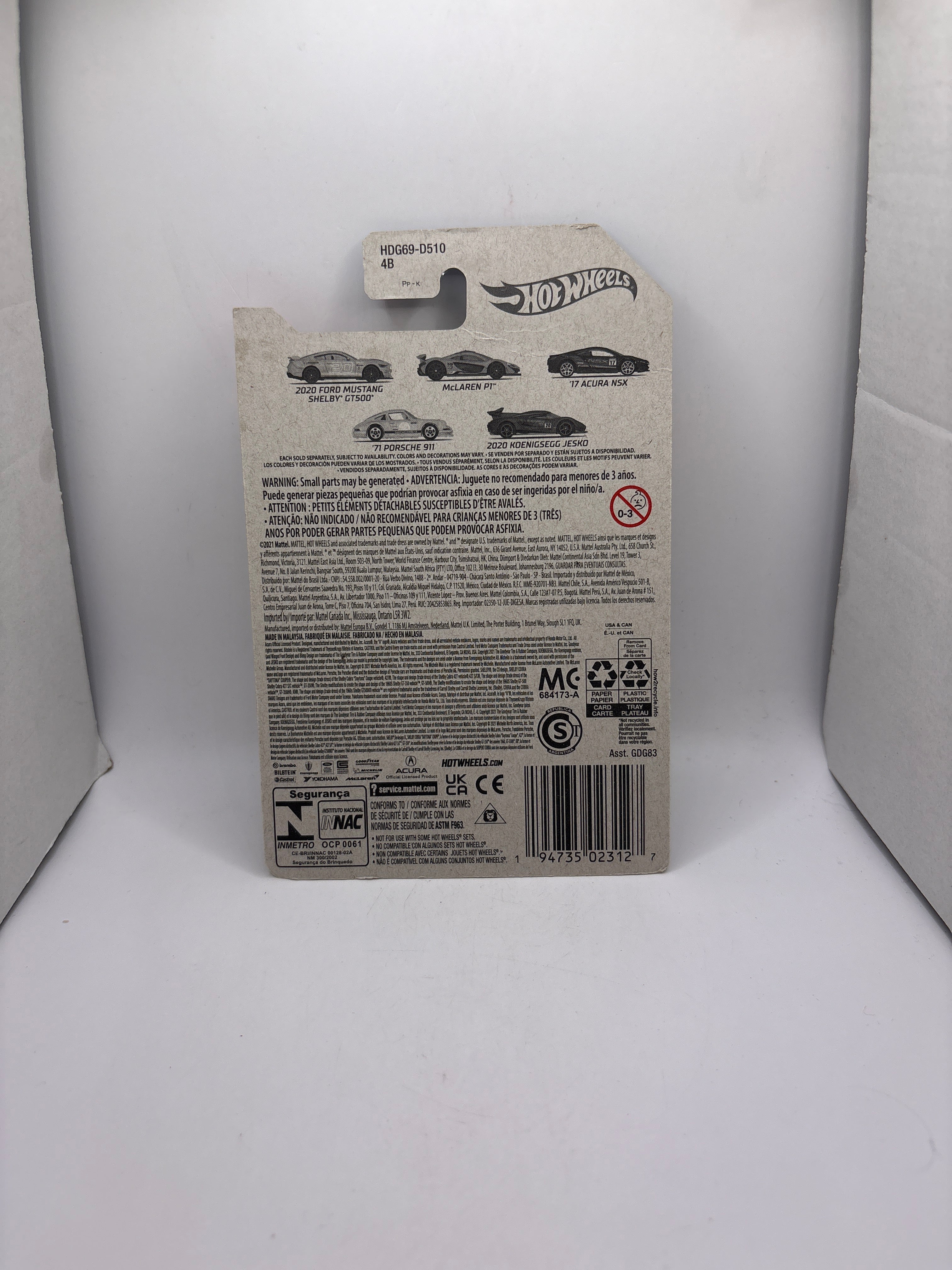 Hot Wheels 2020 Ford Mustang Shelby GT500 Diecast